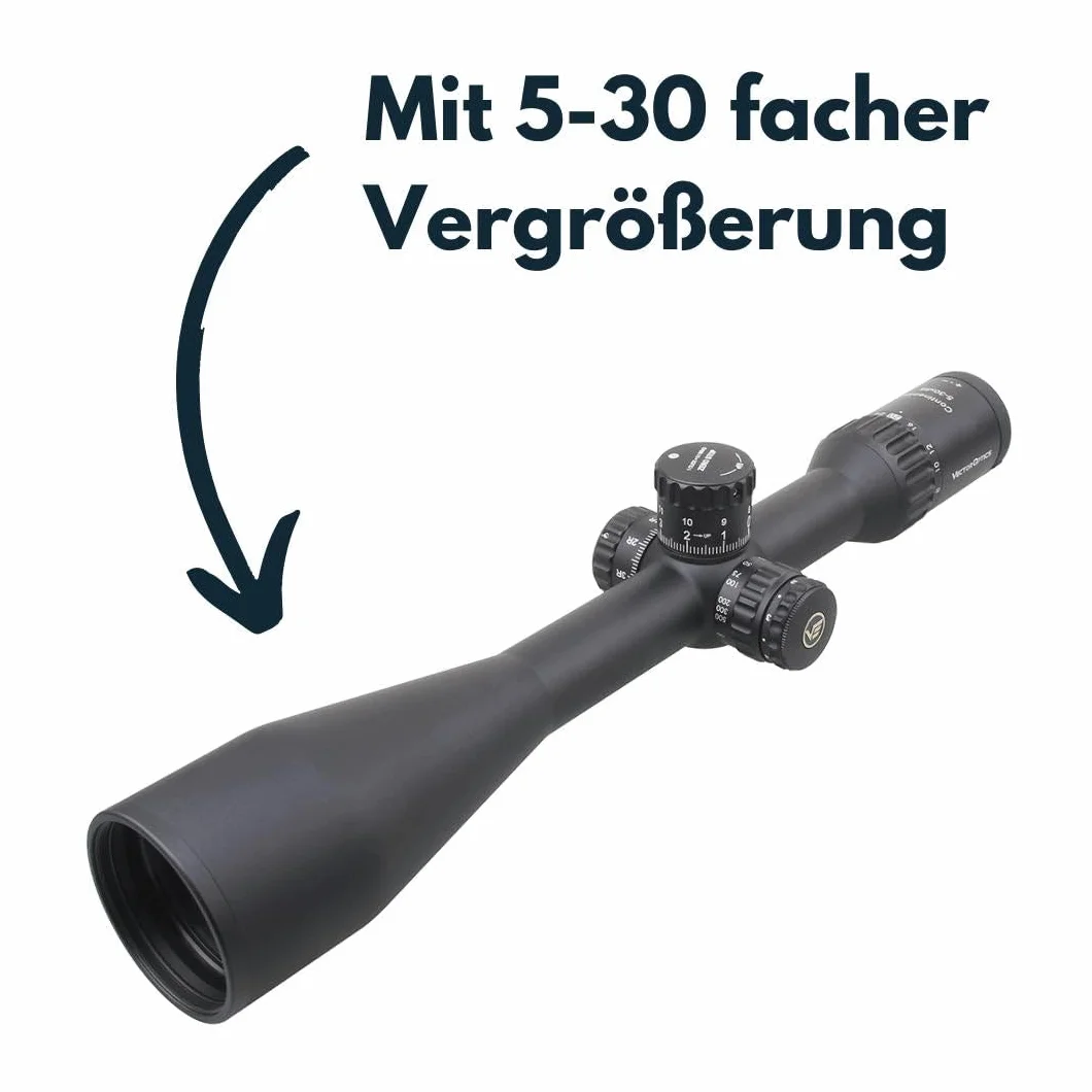 Vector Optics SCOL-47 Continental x6 5-30x56 SFP ARI Cannocchiale per fucile ad aria compressa caccia airsoft