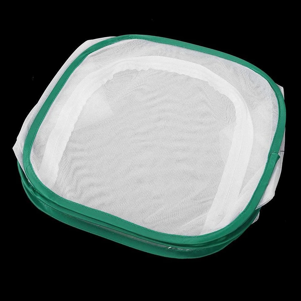 Gabbia pieghevole per farfalle 30x30x30 cm Habitat insetti rete cerniera
