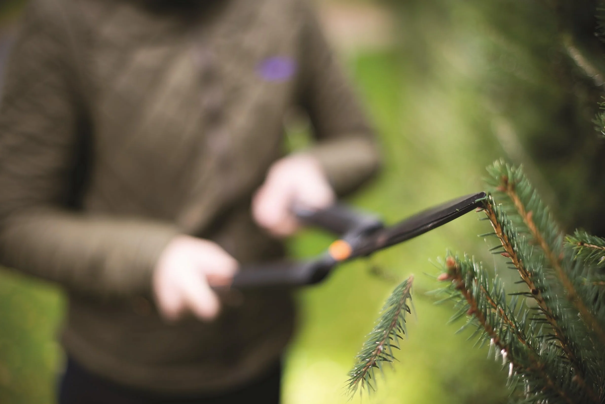 Fiskars Nożyce do żywopłotu SingleStep, ostrza faliste ze stali, 58 cm, HS22