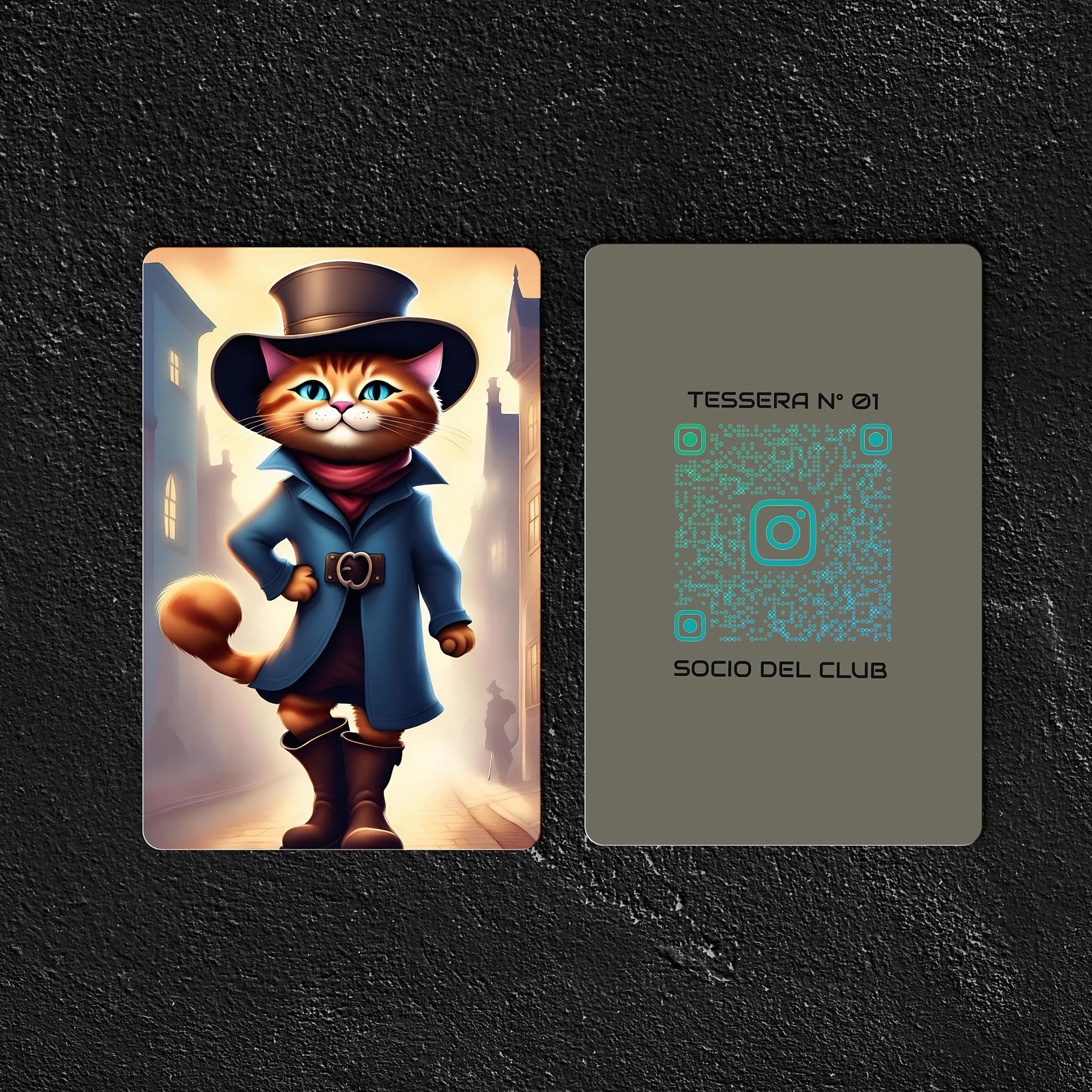 Card in PVC Personalizzate Fronte e Retro con Logo e Testo (100)