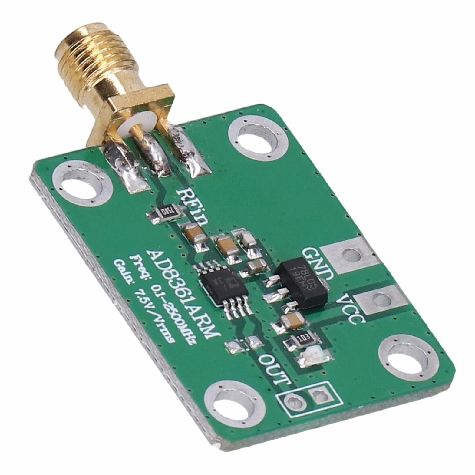 AD8361 Rilevatore logaritmico RF Misuratore di potenza 0-2.5GHz Alta precisione