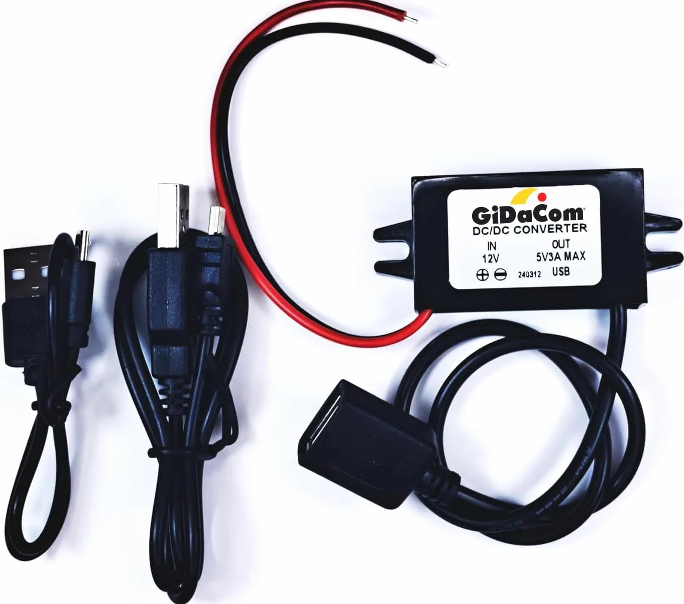 King Spy Guard F Step Down 12V to 5V Mini USB GPS Localizzatore