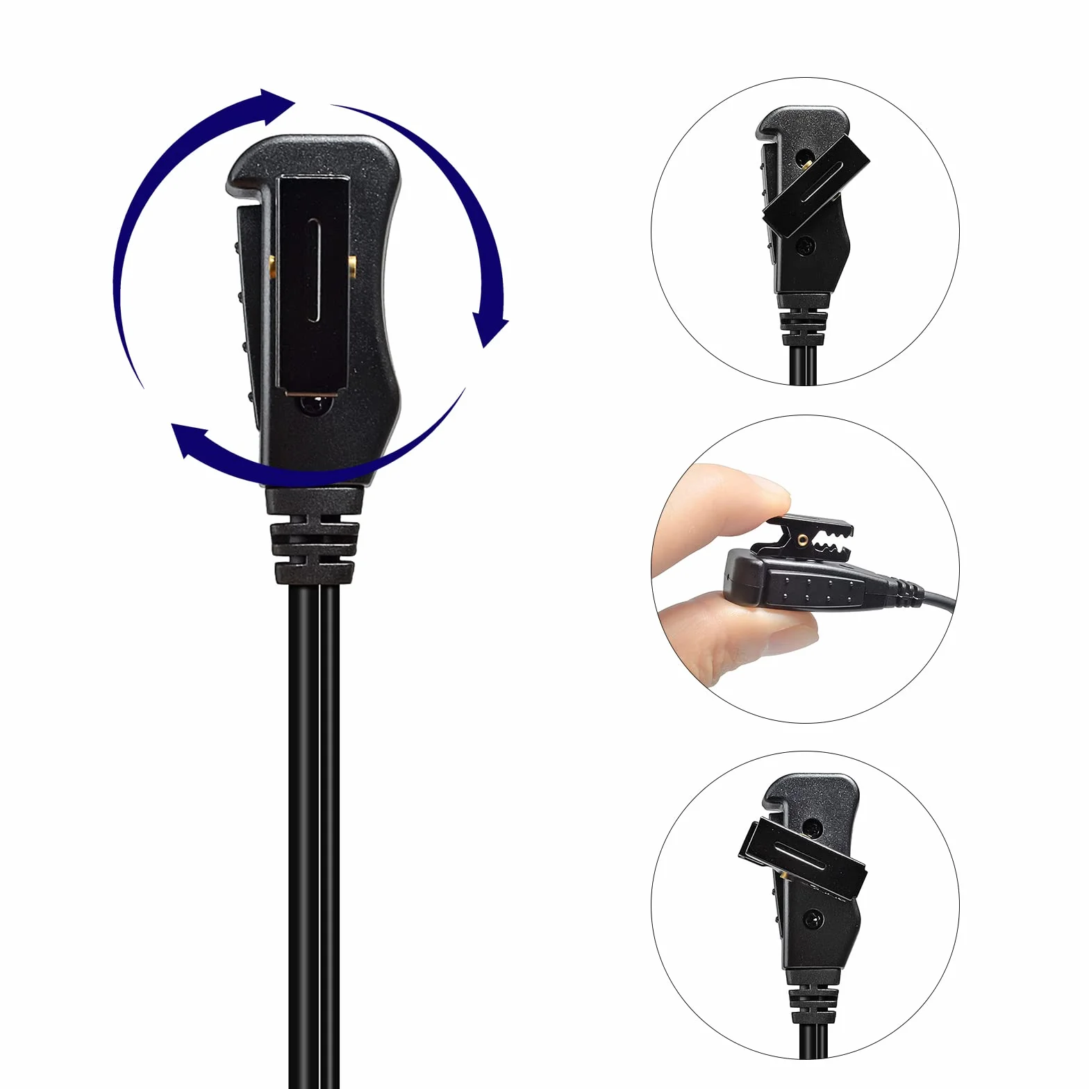 Sepura Auricolare Compatibile per radio STP8000 STP9000 SC20 SC21 forma G