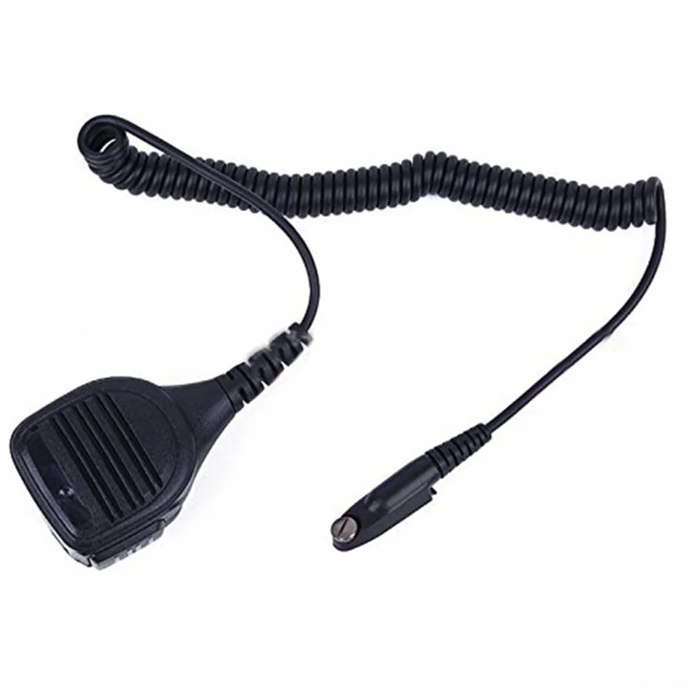 Microfono altoparlante portatile impermeabile per RT-880 RT-880G UV-98 Plus RT-817A Radio bidirezionale ABS Nero