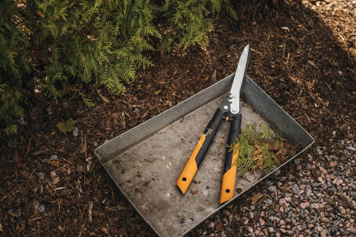 Fiskars Cesoie per siepi PowerGear X 63 cm Acciaio Antiaderente