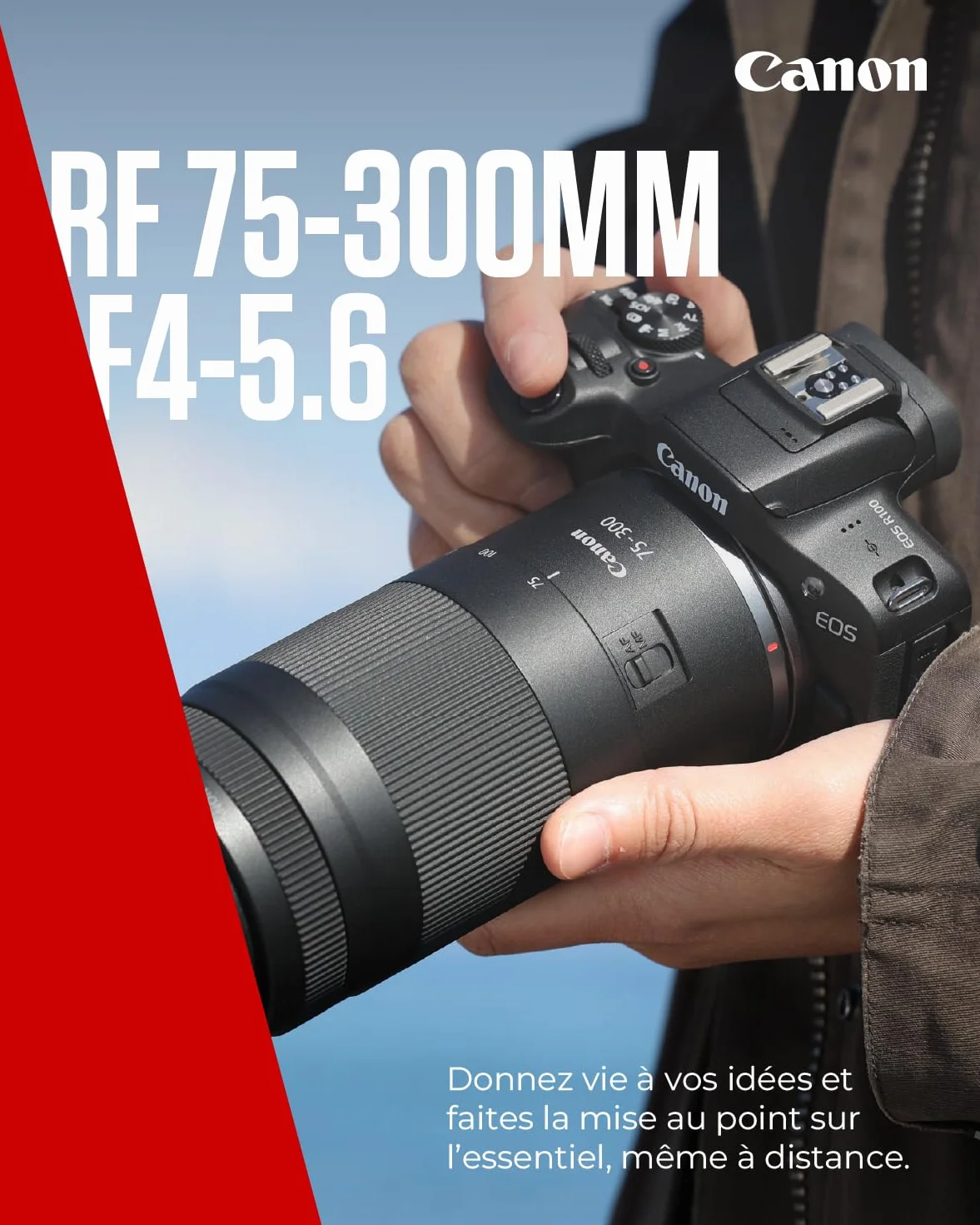 Canon RF 75-300mm F4-5.6 Teleobiettivo Zoom per Fotografia Sportiva e Fauna Selvatica