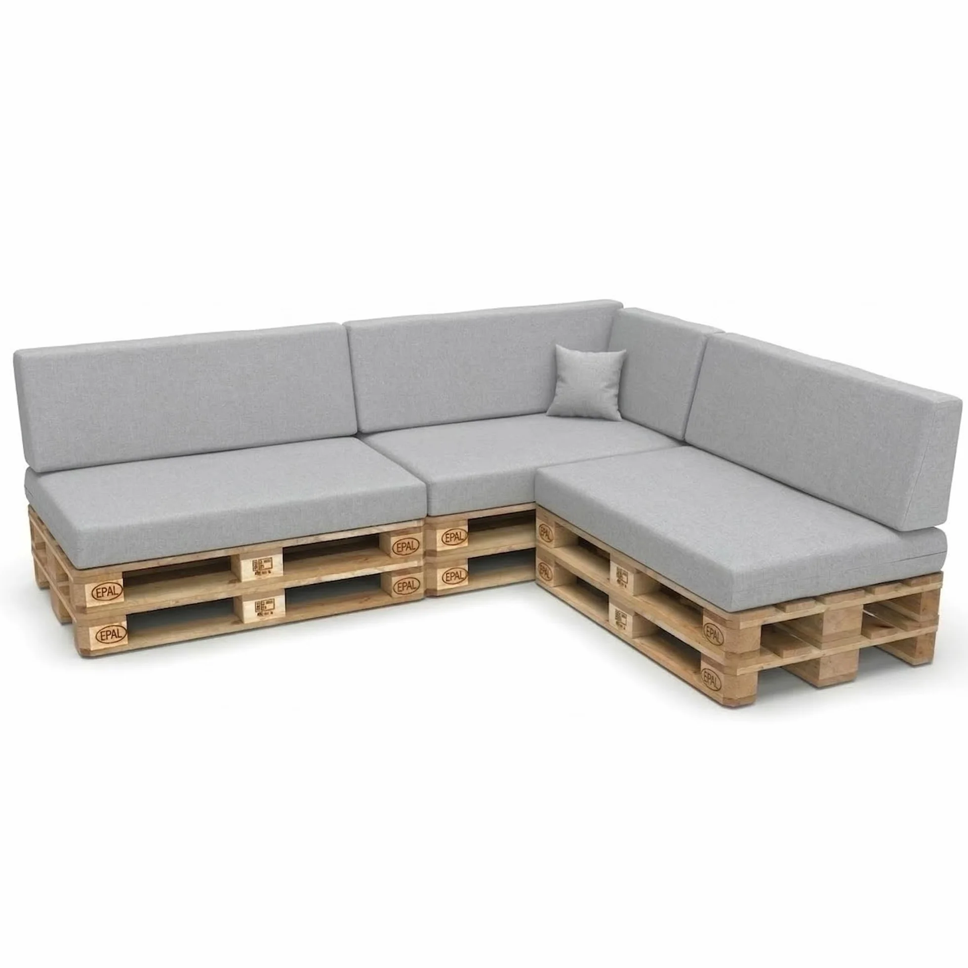 Cuscino per pallet impermeabile set 8 divani pallet europei con rivestimento rimovibile