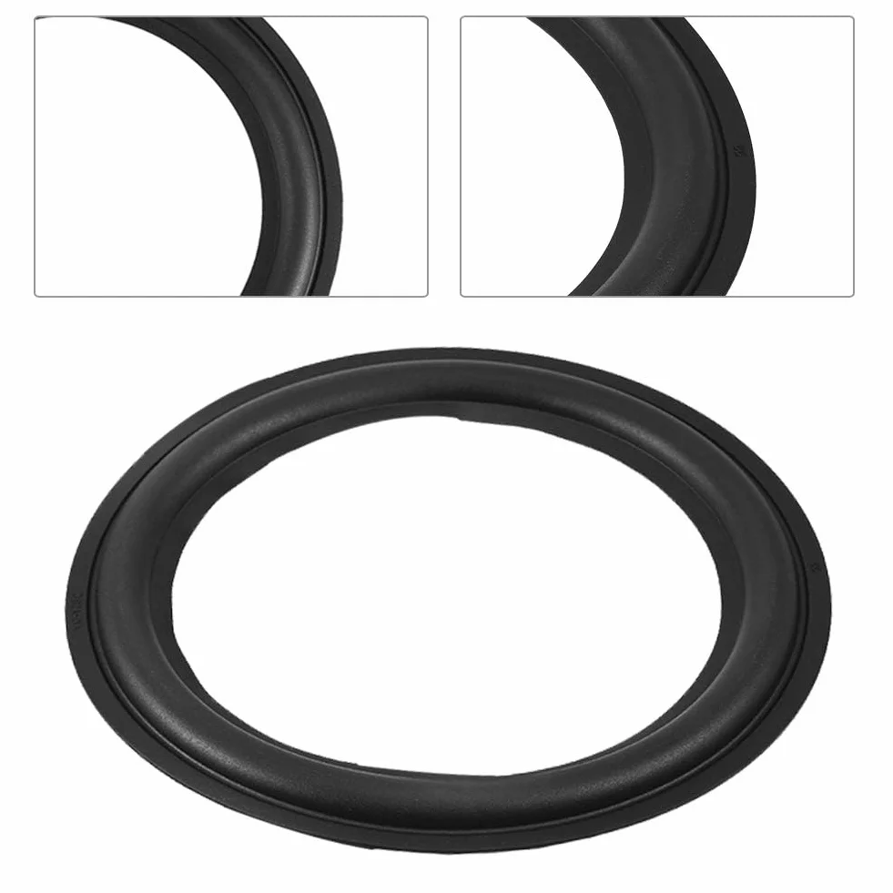 zalati Anello in gomma Altoparlante da 5 pollici Bordo surround Spugna Parti di riparazione - Nero