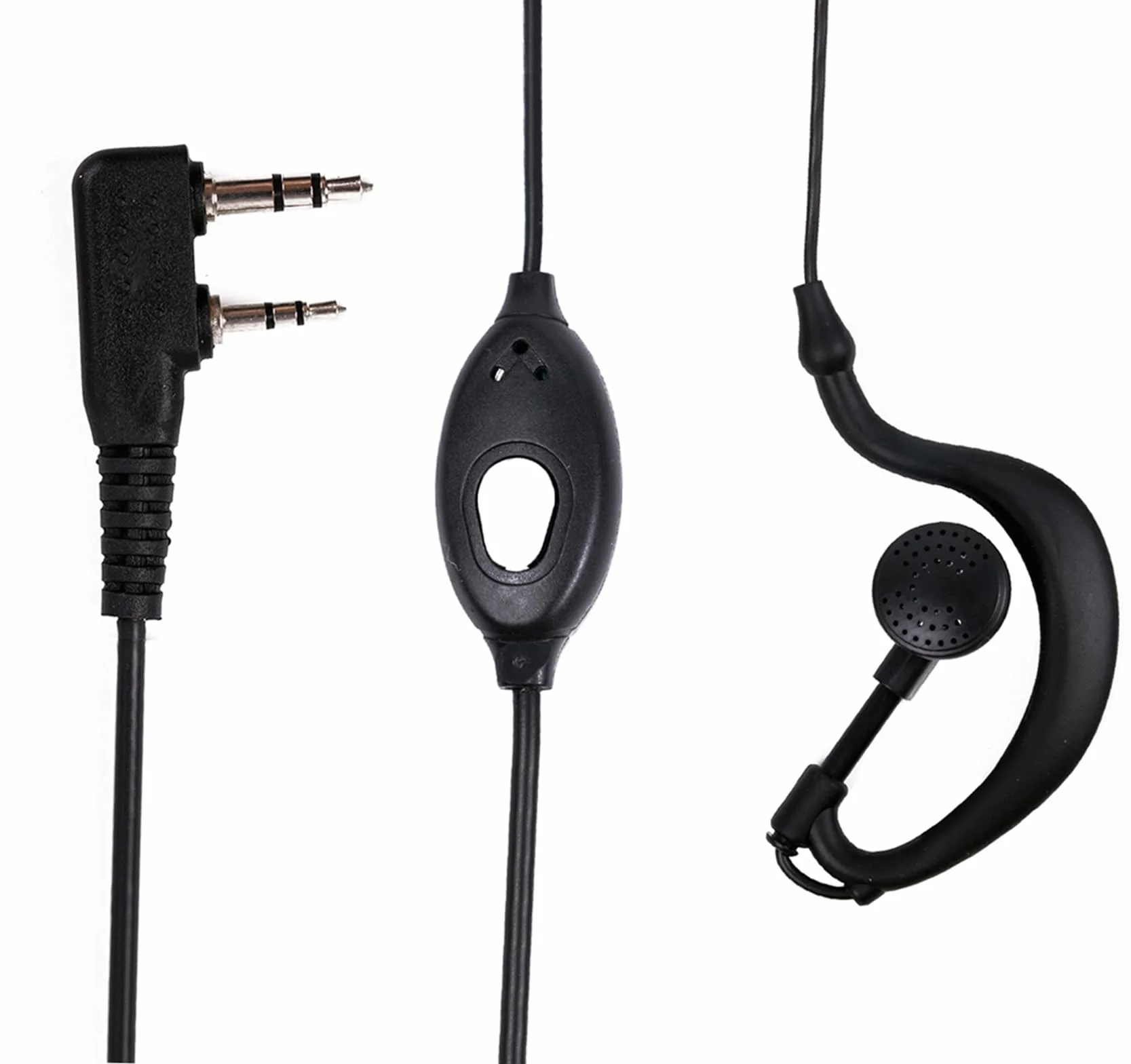 Mengshen Auricolare Cablato Cuffie per Walkie Talkie BF-888S BF-777S UV-5R 2 Pack