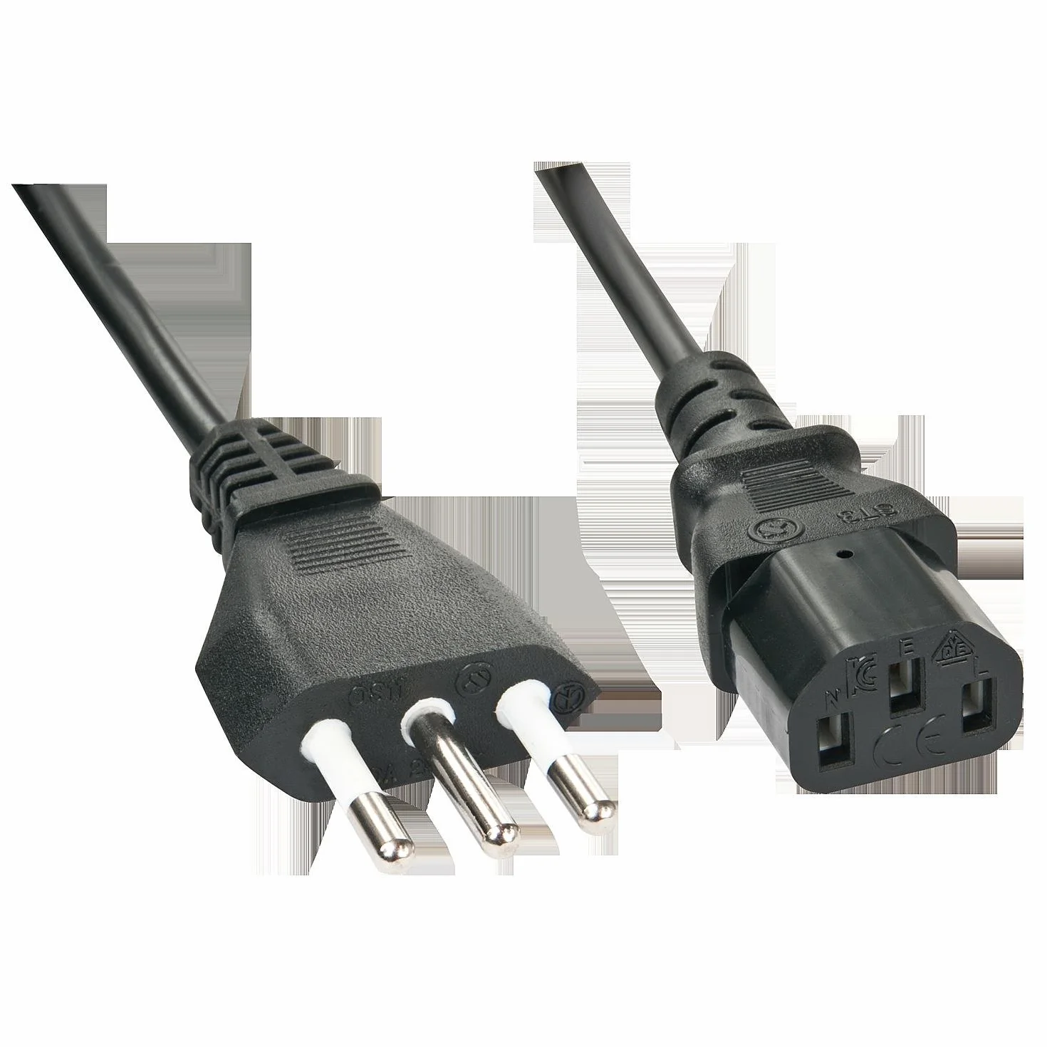 Lindy Kabel zasilający IEC-C13 wtyczka włoska 5m