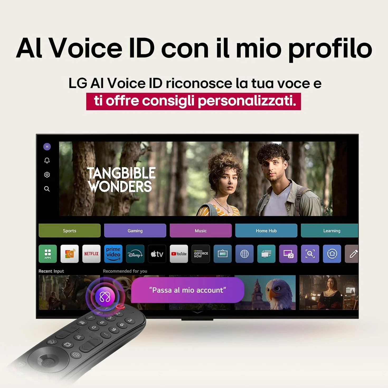 LG QNED AI QNED80 TV 43 pollici Smart TV 4K Processore α7 Gen8 Dynamic QNED Color Design Super Slim webOS AI Gaming VRR 4K@60Hz 43QNED80A6A