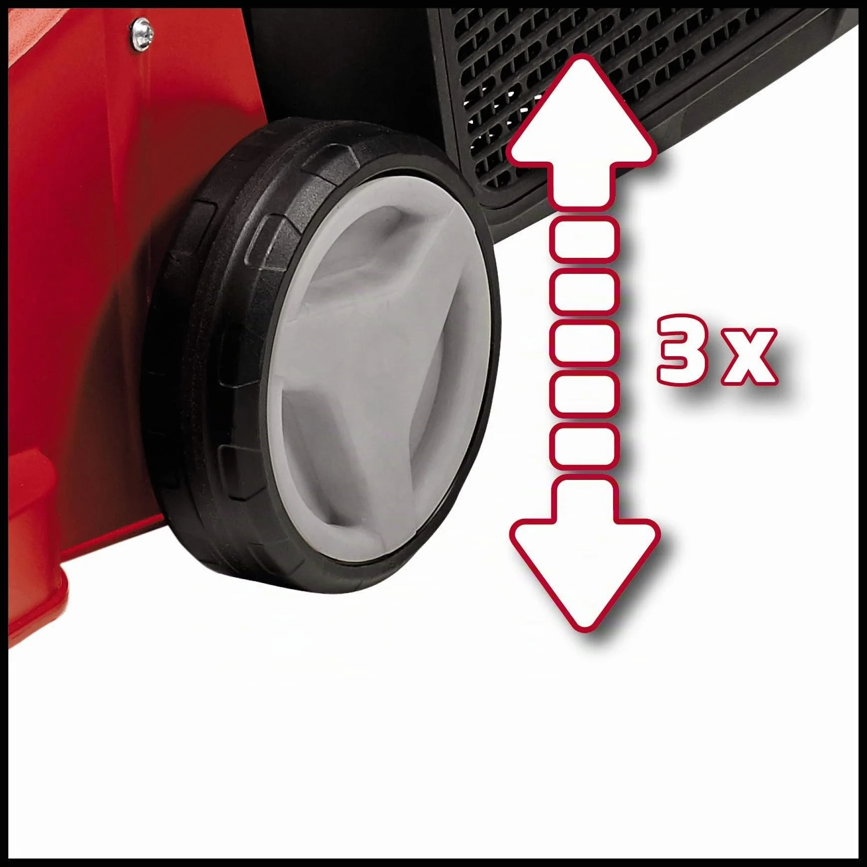Einhell GC-EM 1032 Tagliaerba elettrico (tensione 220-240 V, potenza 1000 W, largh. Taglio 32 cm, altezza taglio 3 pos 25-60 mm, vano raccolta 30l)