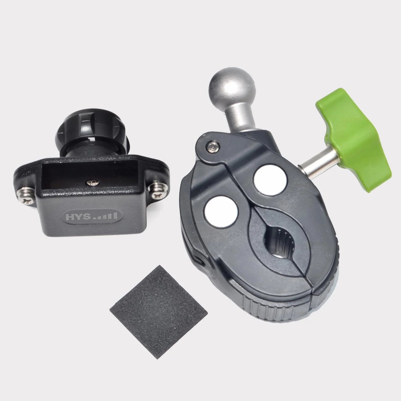 Motorola Cobra Midland Icom Z-2 Supporto bidirezionale per walkie talkie, clip per manubrio bicicletta motocicletta morsetto radio portatile