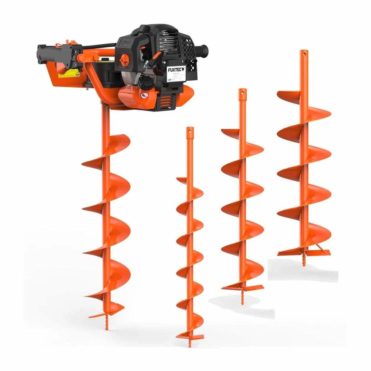 Trivella a scoppio Mototrivella 52cc incl. attacchi da 100, 150, 200mm FUXTEC EB152