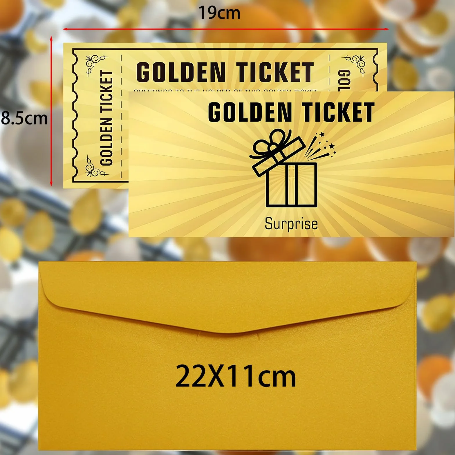 Biglietto d'oro fai da te 2 pezzi regalo di compleanno creativo per fidanzate donne