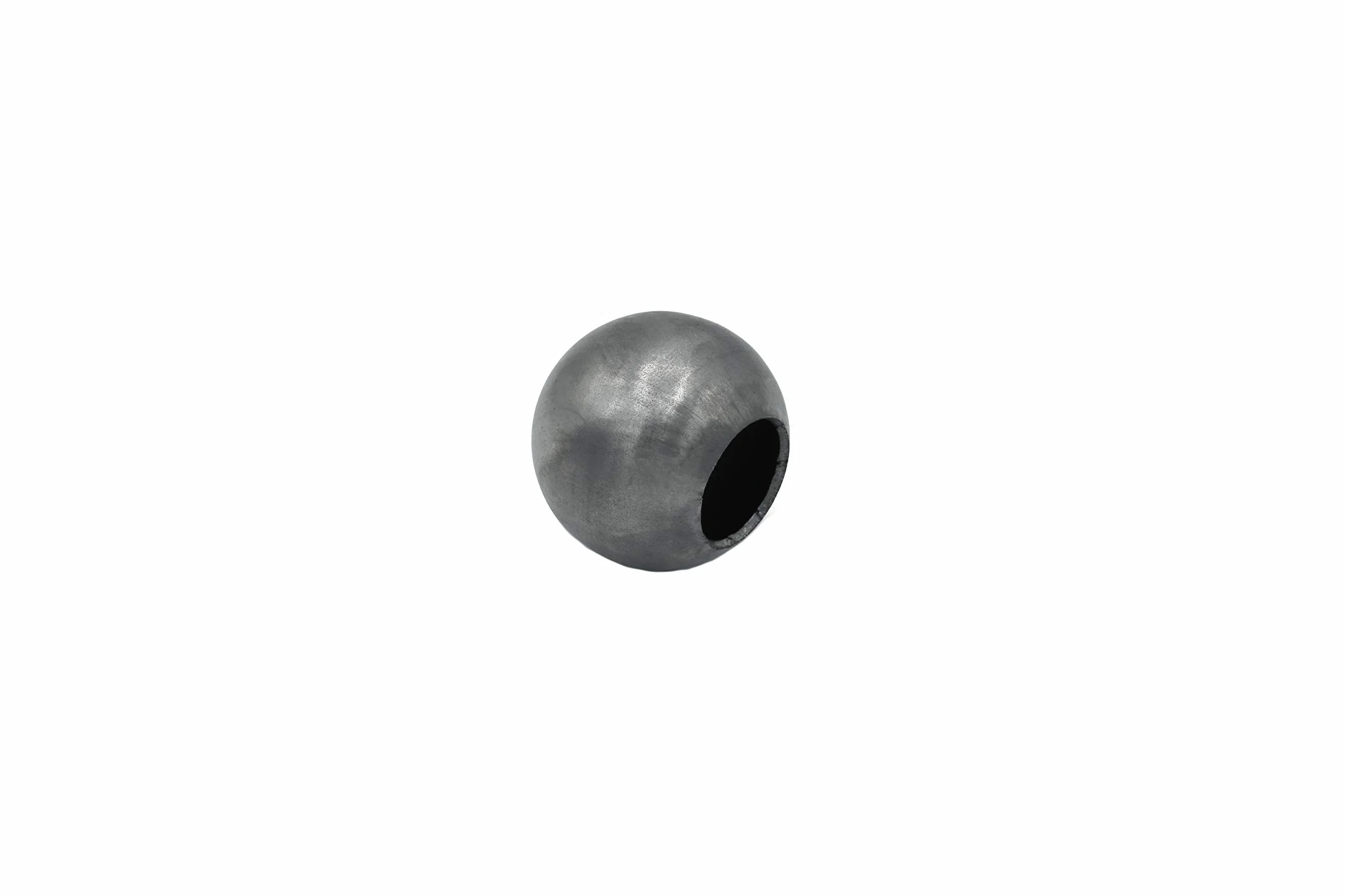 Sfera cava in ferro Ø 50 mm, con foro Ø 26 mm, sfera in acciaio nudo, ad esempio per recinzioni, ringhiere, cancelli da giardino UVM.