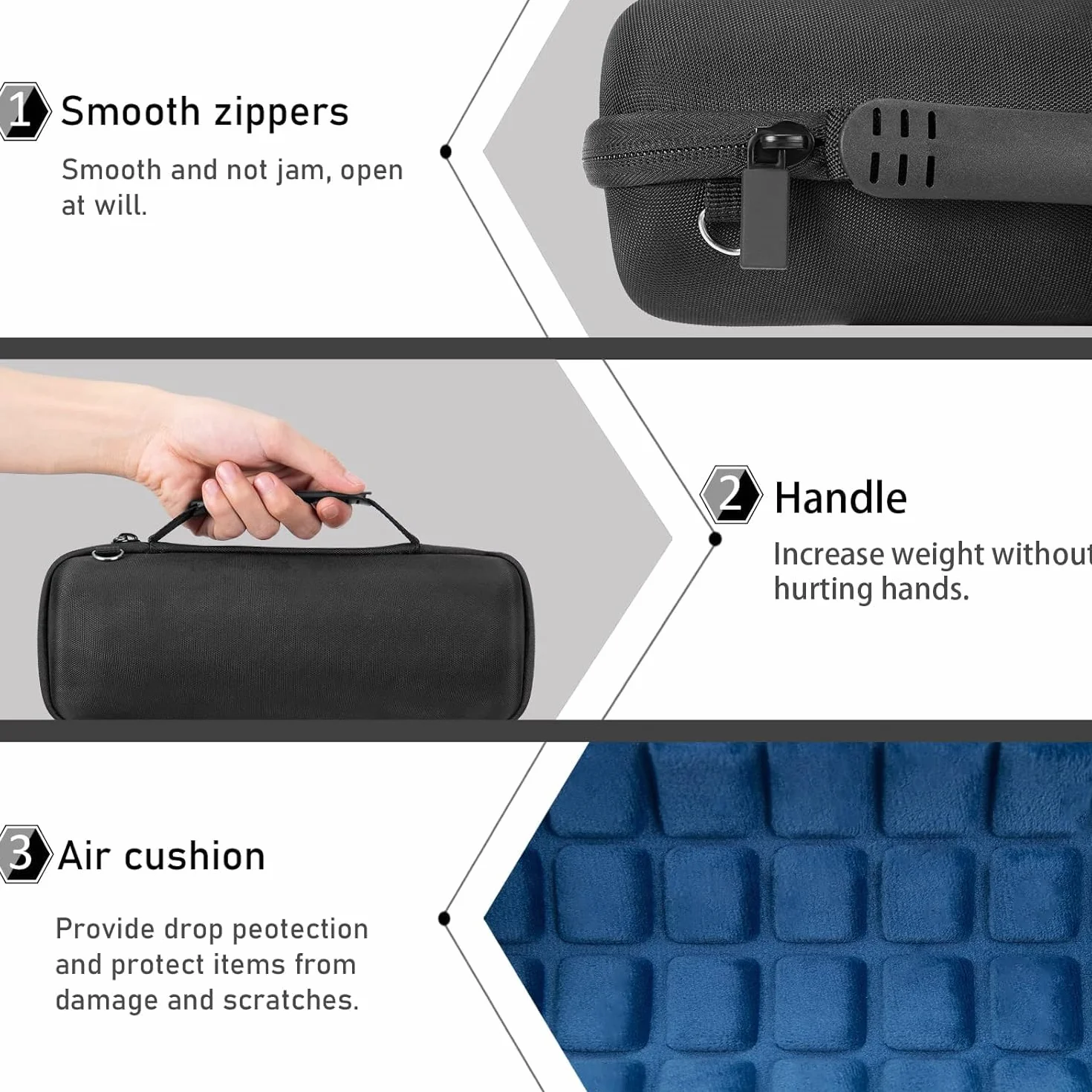 co2CREA Duro Custodia Viaggio Caso Copertina per JBL Flip 7/6/5 Speaker Bluetooth Portatile