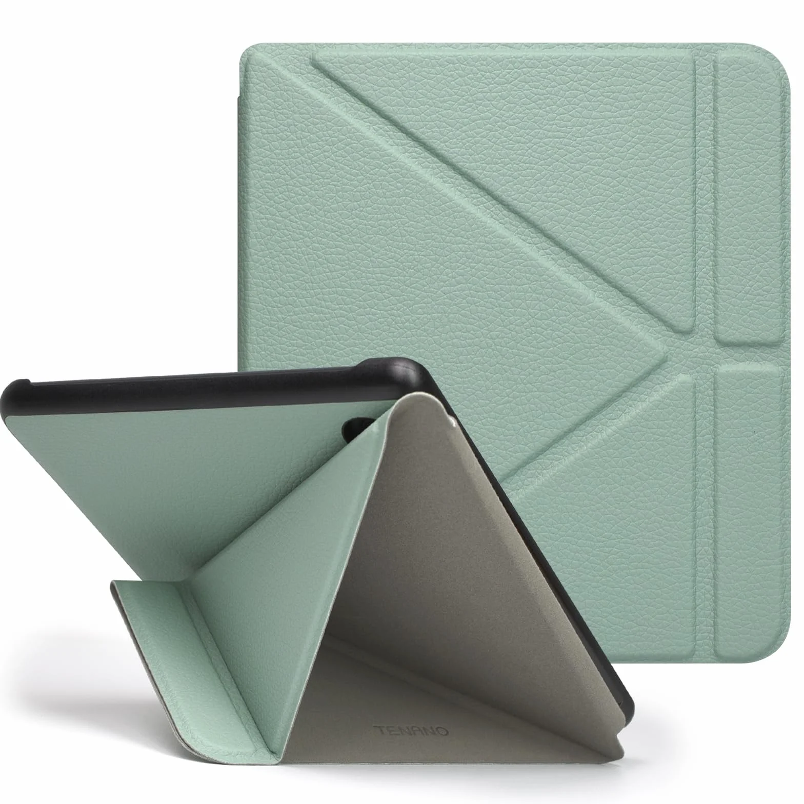 RSAquar Custodia Kobo Libra Colour Tolino Vision Colour 2024 Copertura Pieghevole Risveglio Automatico Verde Agave