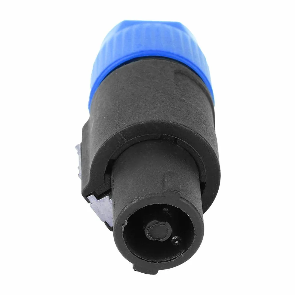 Walfront Connettore per Altoparlanti Audio C-NL4FC Speakon Plug 4 Pin Impermeabile Blu