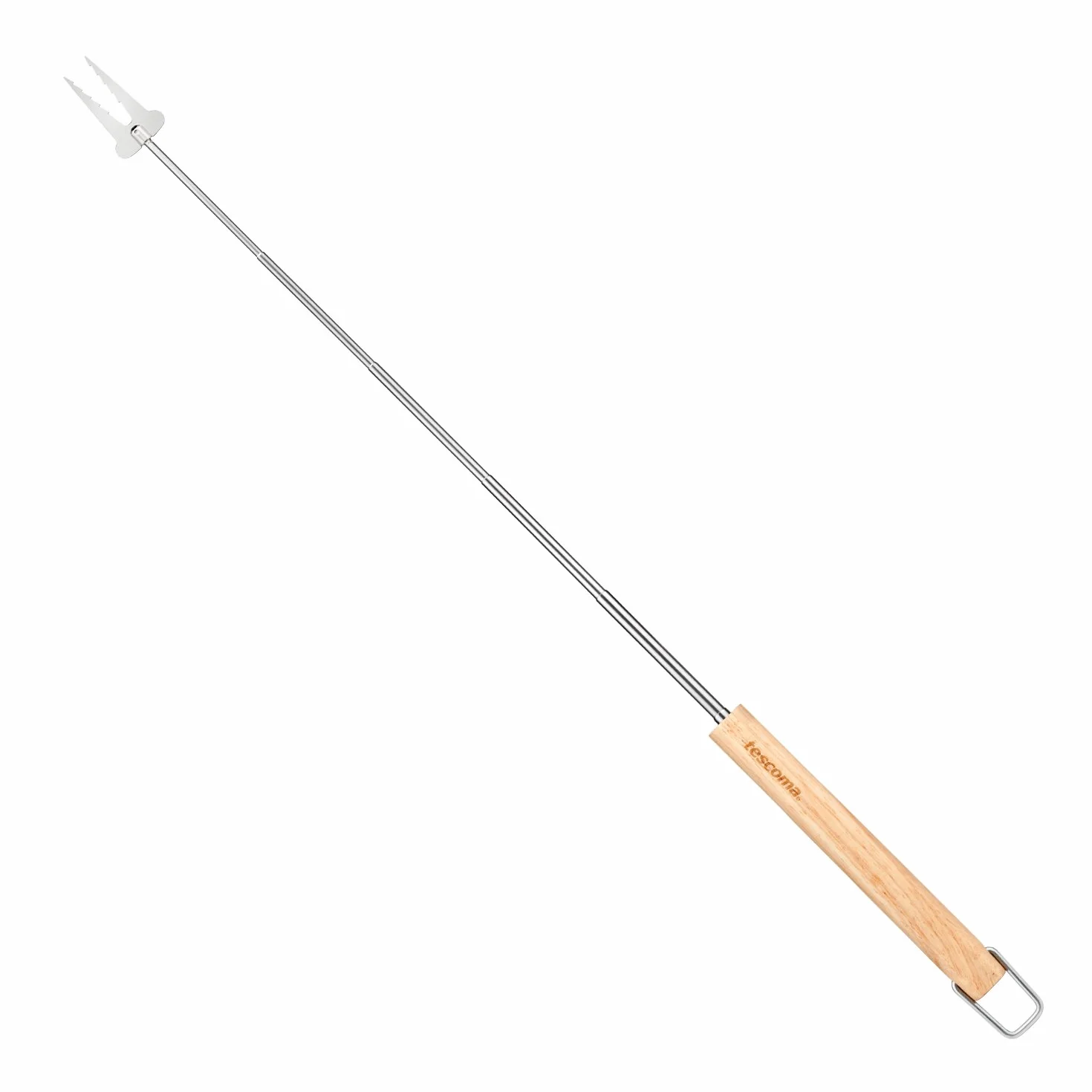 Tescoma 707420 Forchettone telescopico BBQ, acciaio inox, 45.5x9x2.5 cm