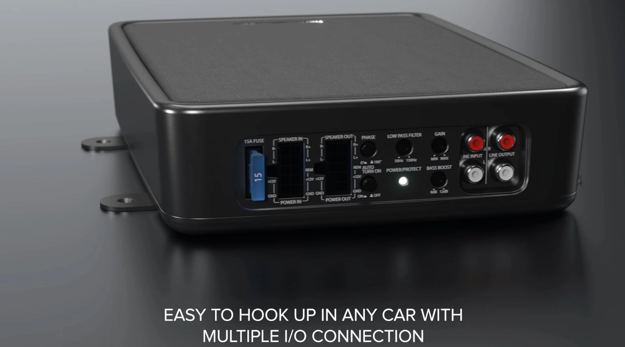 Harman Kardon Feel 700 Subwoofer Auto Attivo Sottosedile, Mini Bass Box Amplificato, Bassi Profondi, Design Slim Ultra Compatto