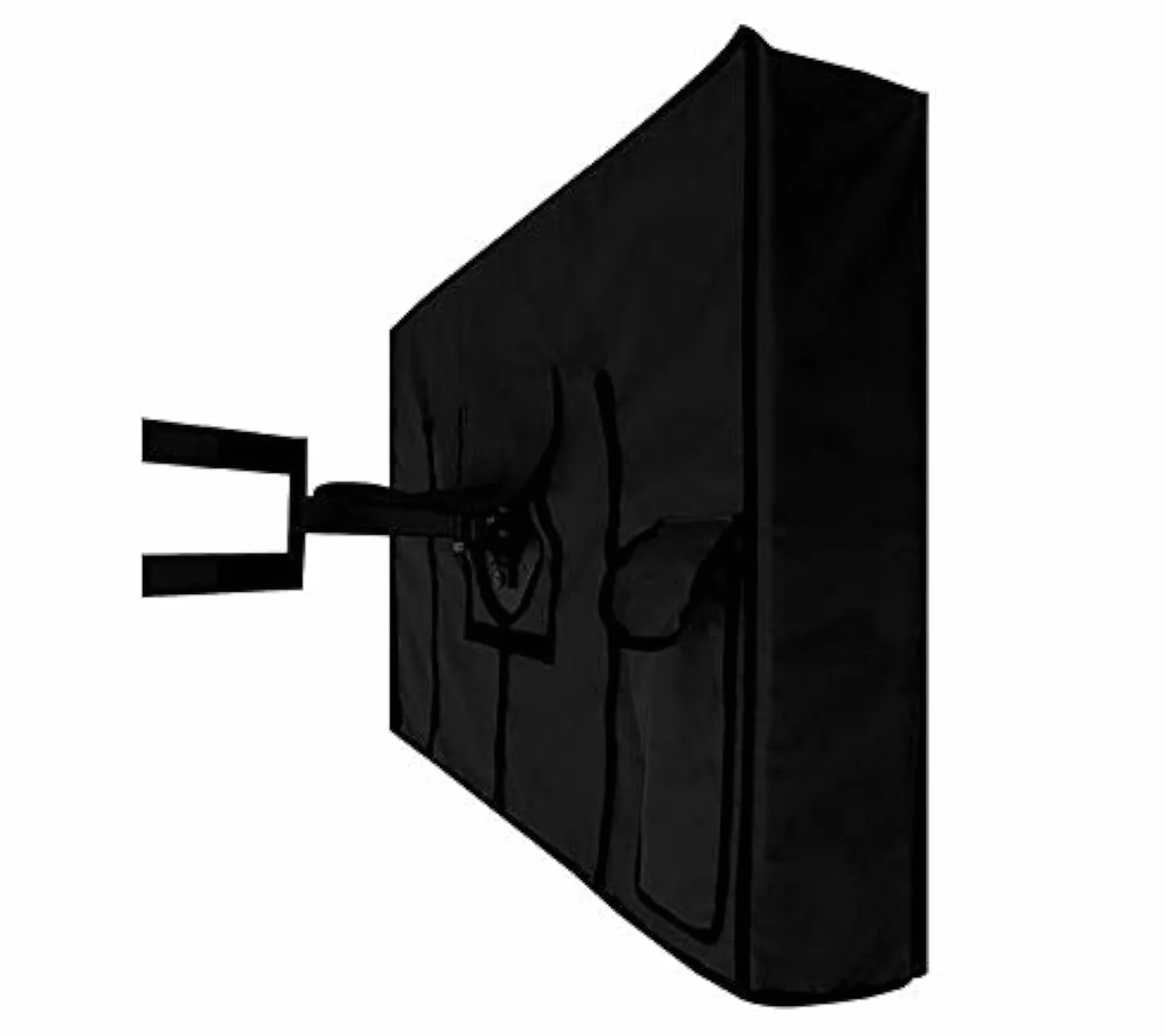 UCARE Copertura TV esterni impermeabile protezione UV schermo piatto 22-75" antipolvere nero