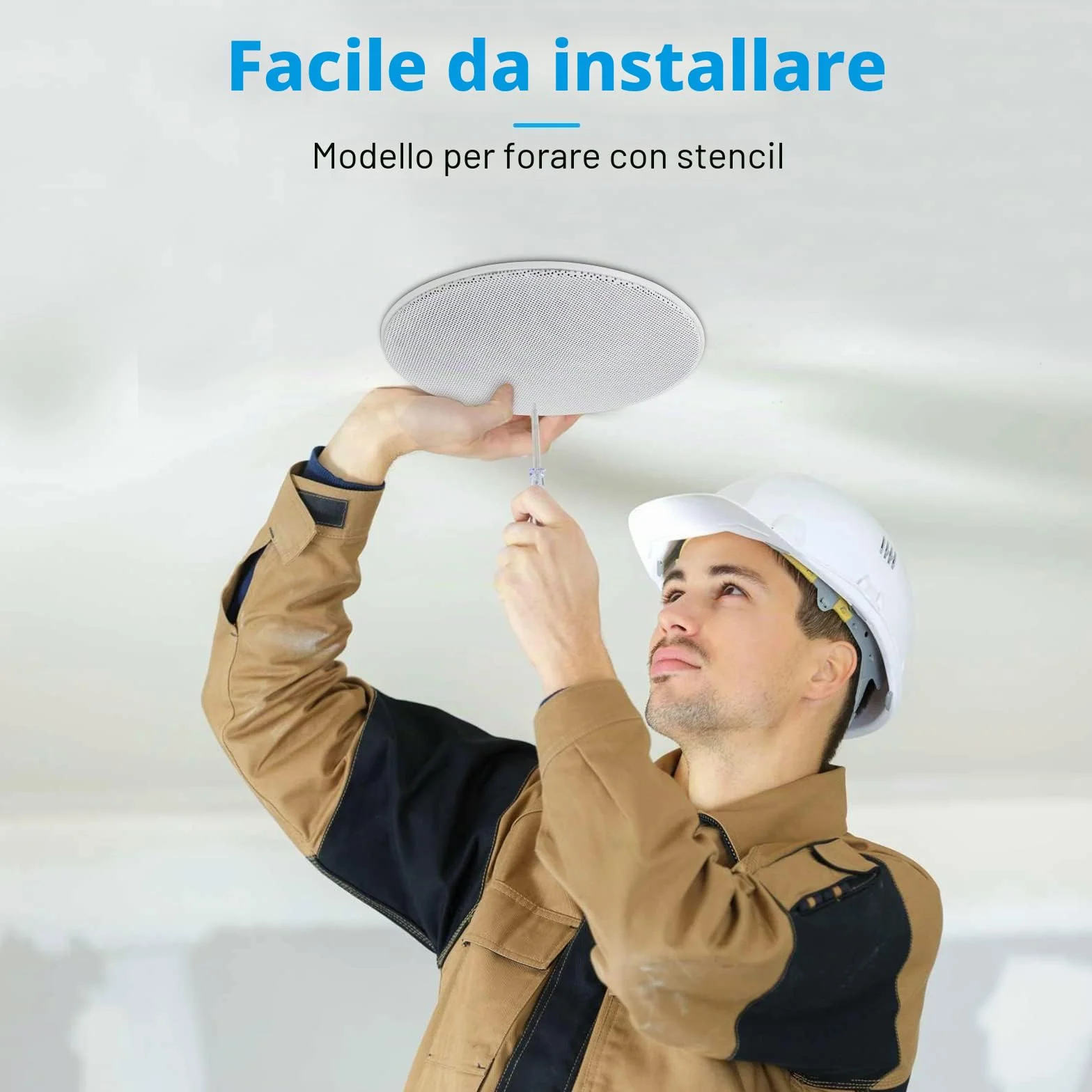 Herdio 160W 10cm 2-Way Bluetooth Altoparlanti Soffitto 2 Paia