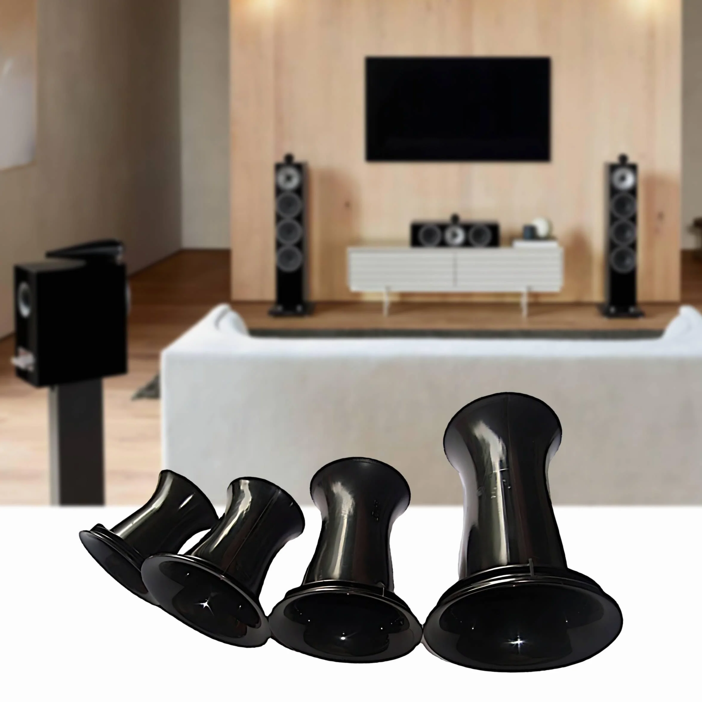 Tubi per porta altoparlante ABS 100 mm x 160 mm per subwoofer bass reflex auto DJ HiFi