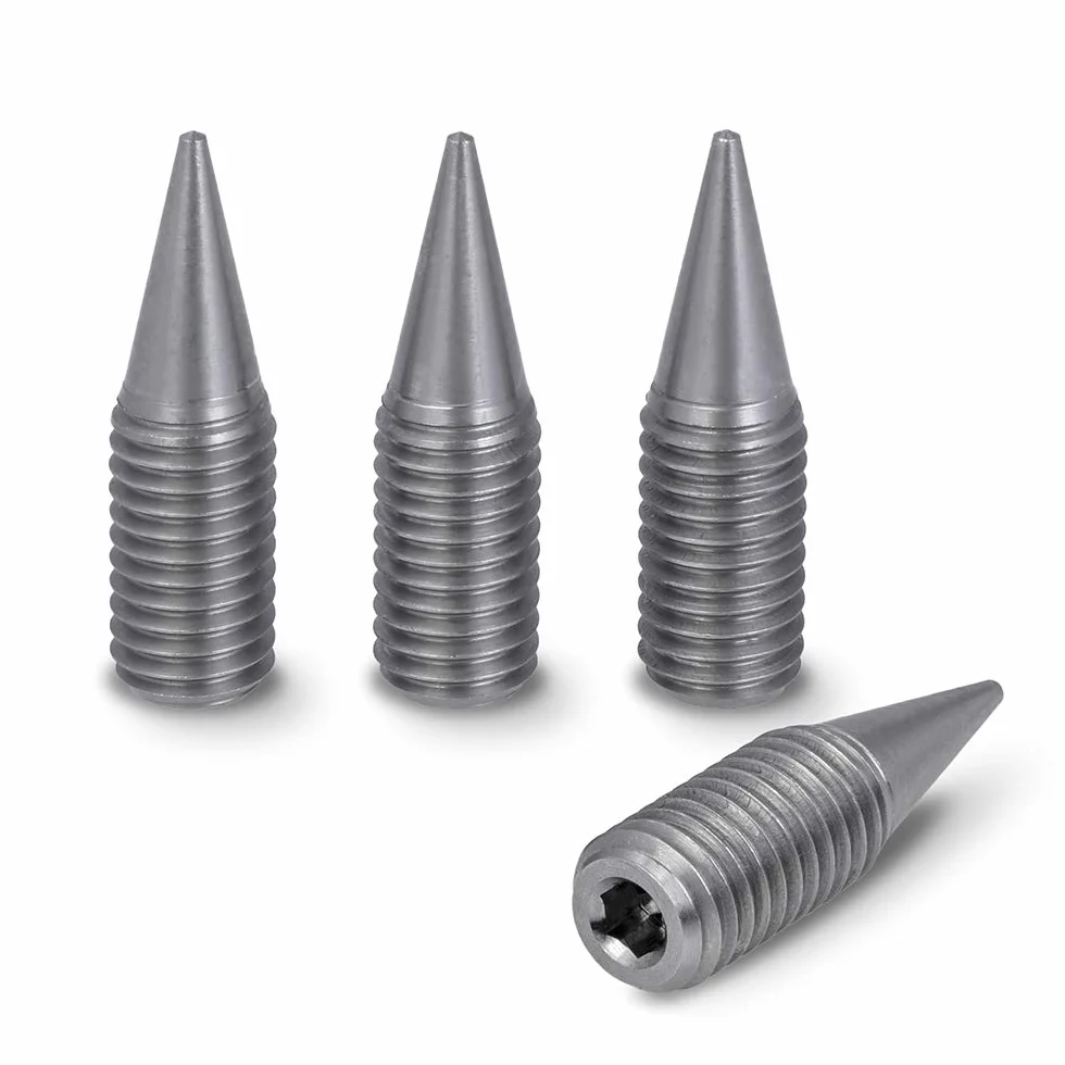 PrecisionGeek M10 L-35 Acciaio Inossidabile Spike Cono absorber altoparlanti vite Presa esagonale 4pz