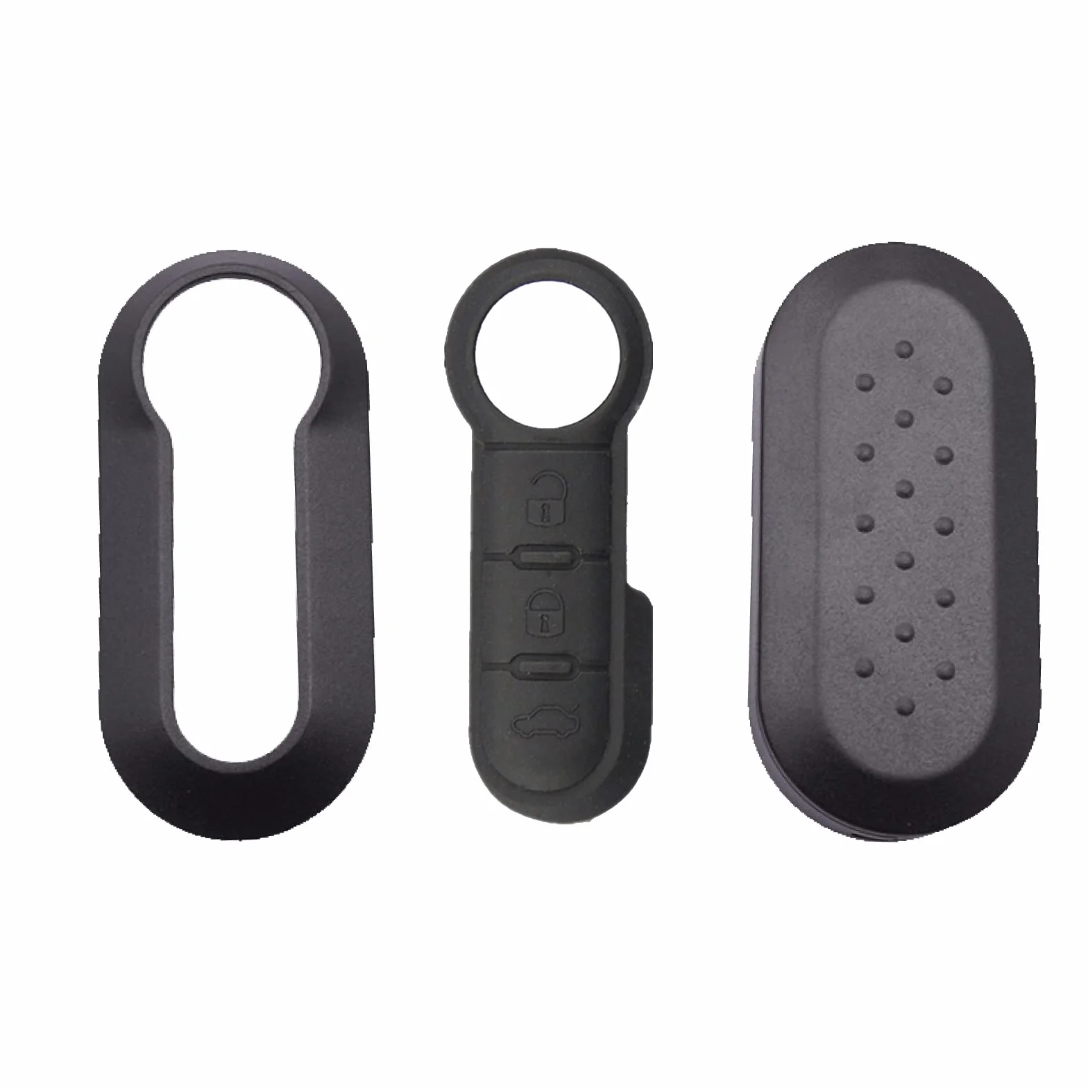 Guscio chiave compatibile Fiat Punto Stilo Panda 500 500L Lancia Delta 3 tasti protezione chiave