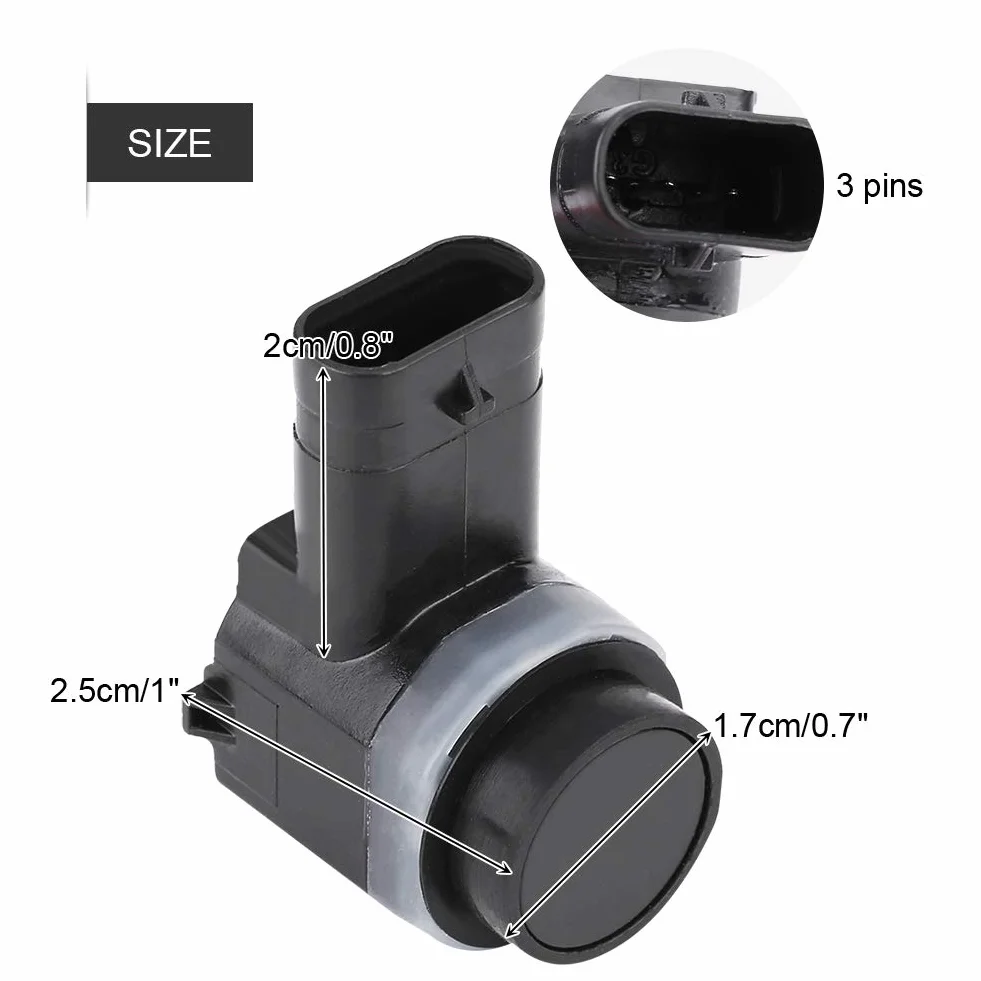 Keenso Sensore di parcheggio retromarcia PDC per MK6 Focus MK3 MK4 (2 pezzi)