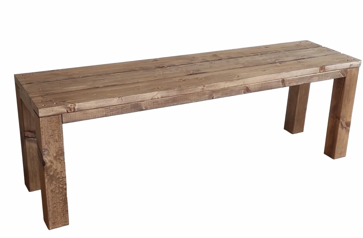 TOTAL WOOD 2012 Panca in Legno Abete, Stile Classico, Panchina per Interno ed Esterno, Varie Misure