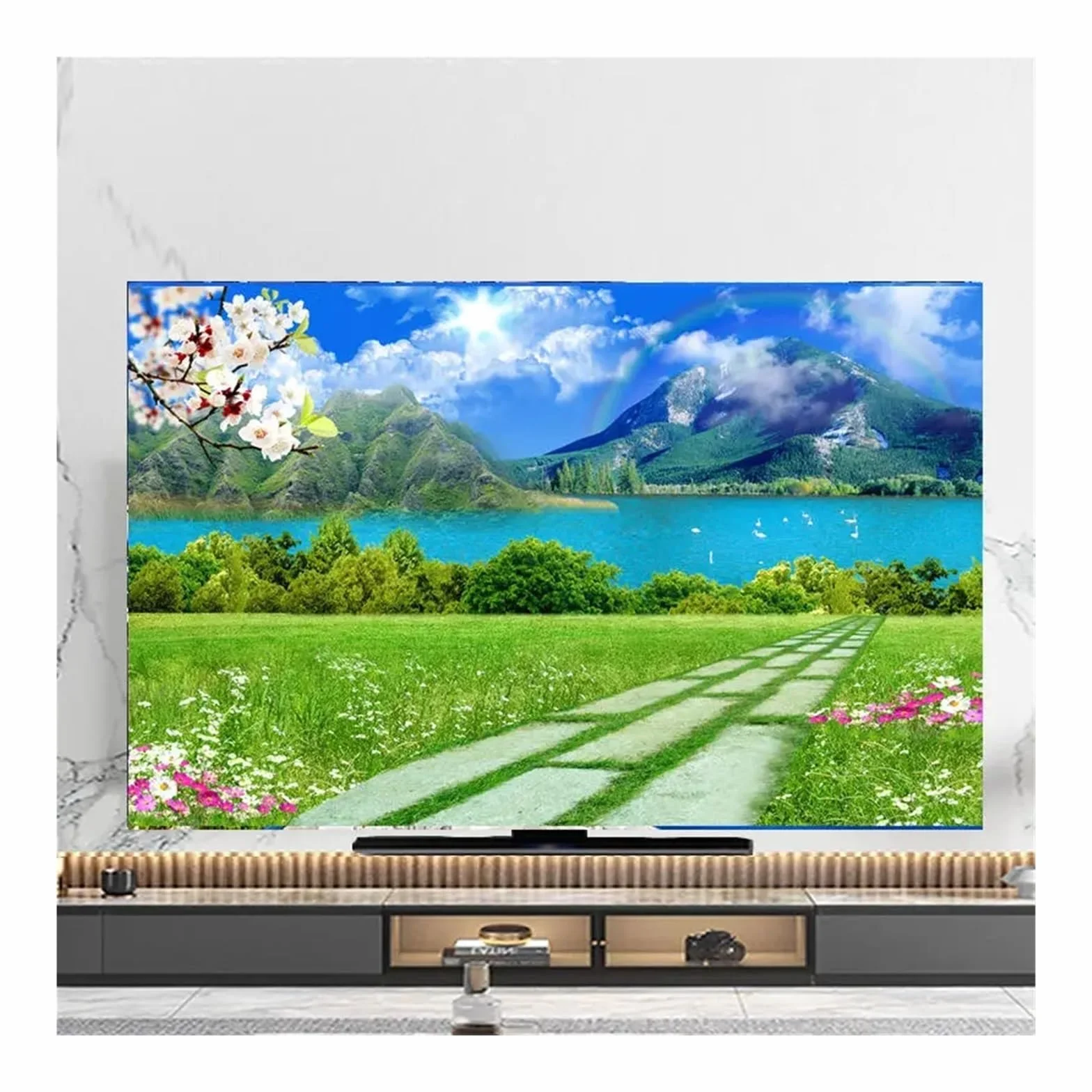 Copertura TV per Esterno Antipolvere Universale 43-65 Pollici LCD