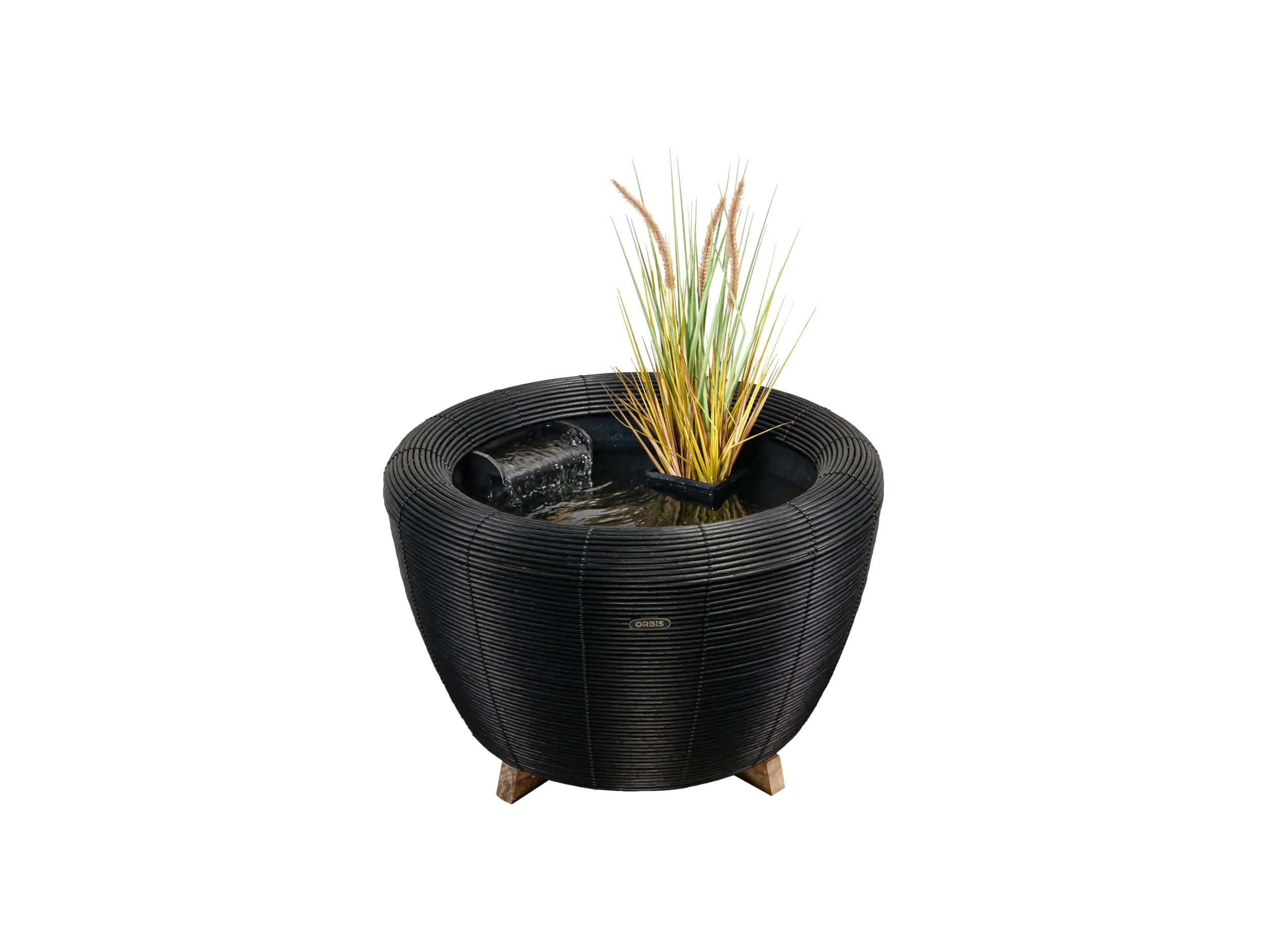 velda Orbis - Mini Stagno con Cascata - laghetto Compatto con Pompa a Risparmio energetico, Tecnologia 36 V sicura e trasformatore, Ideale per Interni ed Esterni