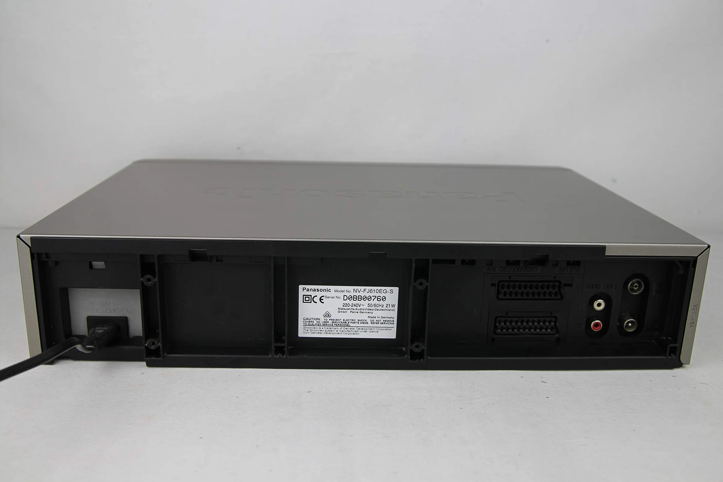 Panasonic NV-FJ 610EG-S Videoregistratore VHS