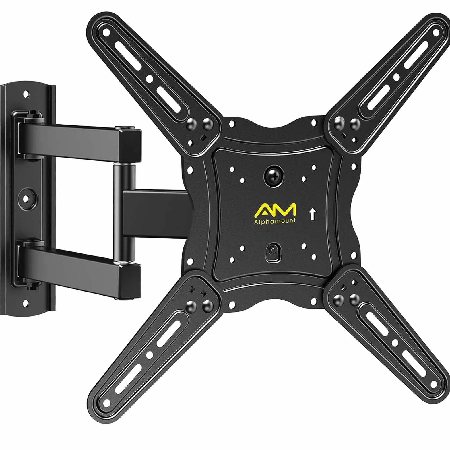 Alphamount Supporto TV Parete Braccio Girevole Estendibile 26-60 Pollici VESA 400x400 35 kg