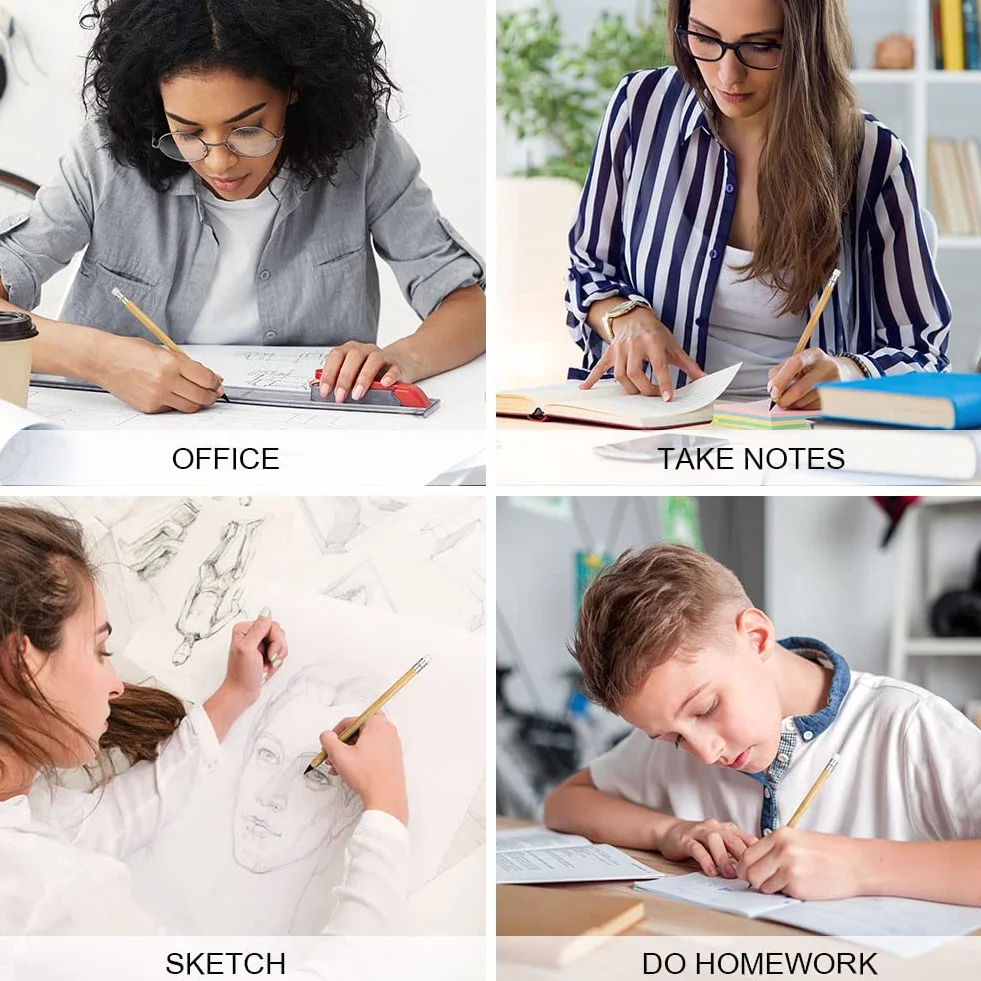 Matita Senza Inchiostro Eterna per Scrivere Infinita con Gomma per Bambini Adulti