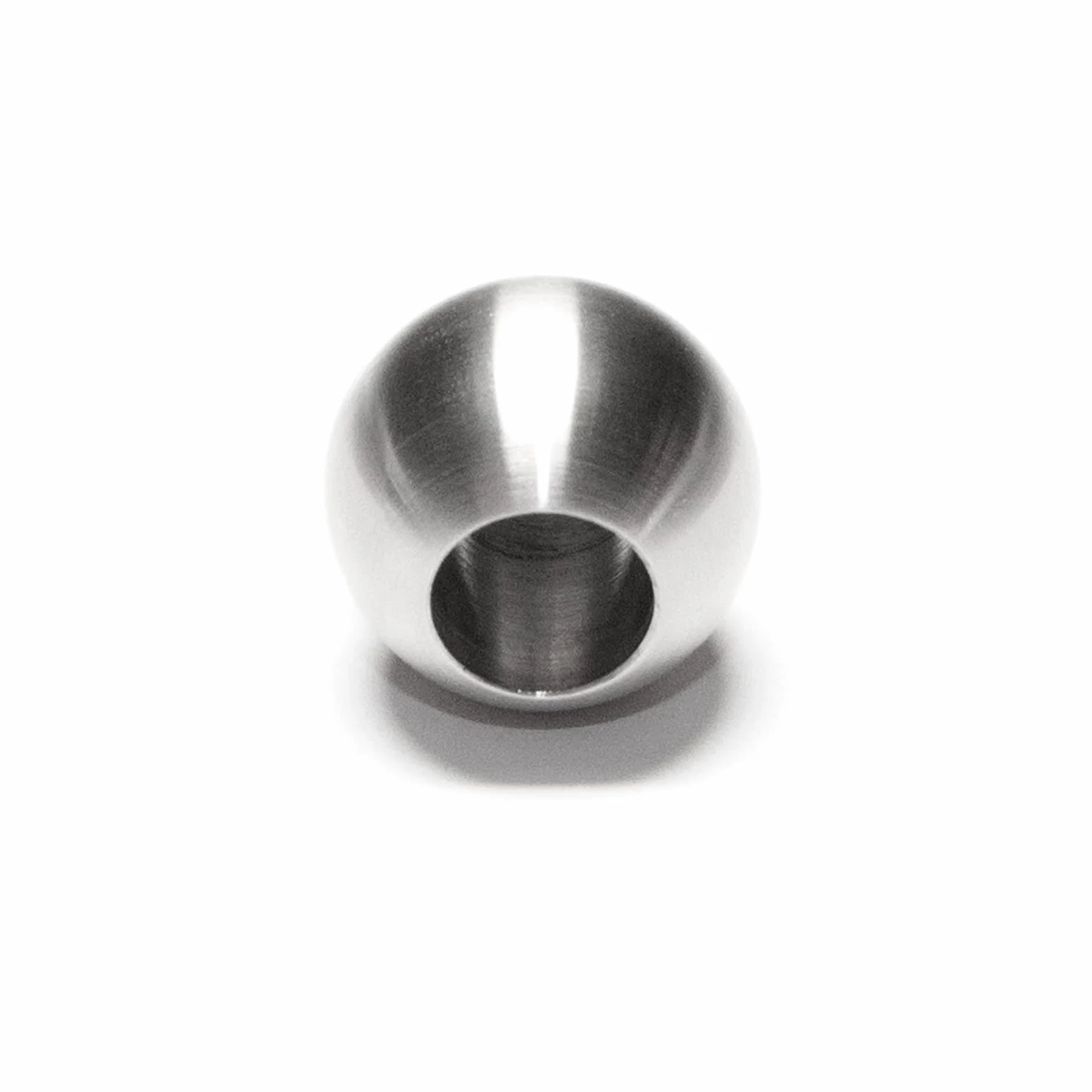 PRIOstahl Sfera decorativa con foro passante in acciaio inox, 1 sfera per asta da 12 mm, in acciaio inox V2A, per asta di riempimento, balcone, terrazza, corrimano, decorazione