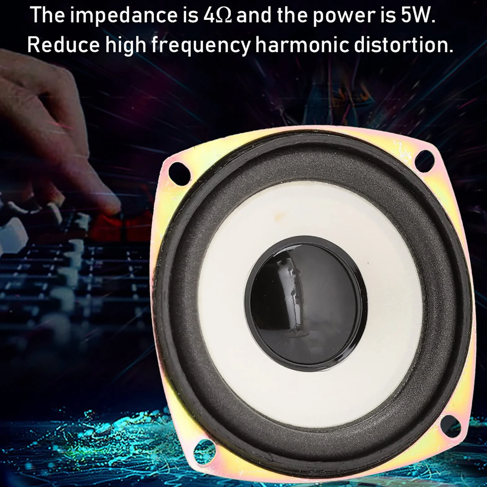 Altoparlante Full Range 3 pollici 4ohm 5W Mini altoparlante a piena frequenza Woofer per cassa multimediale
