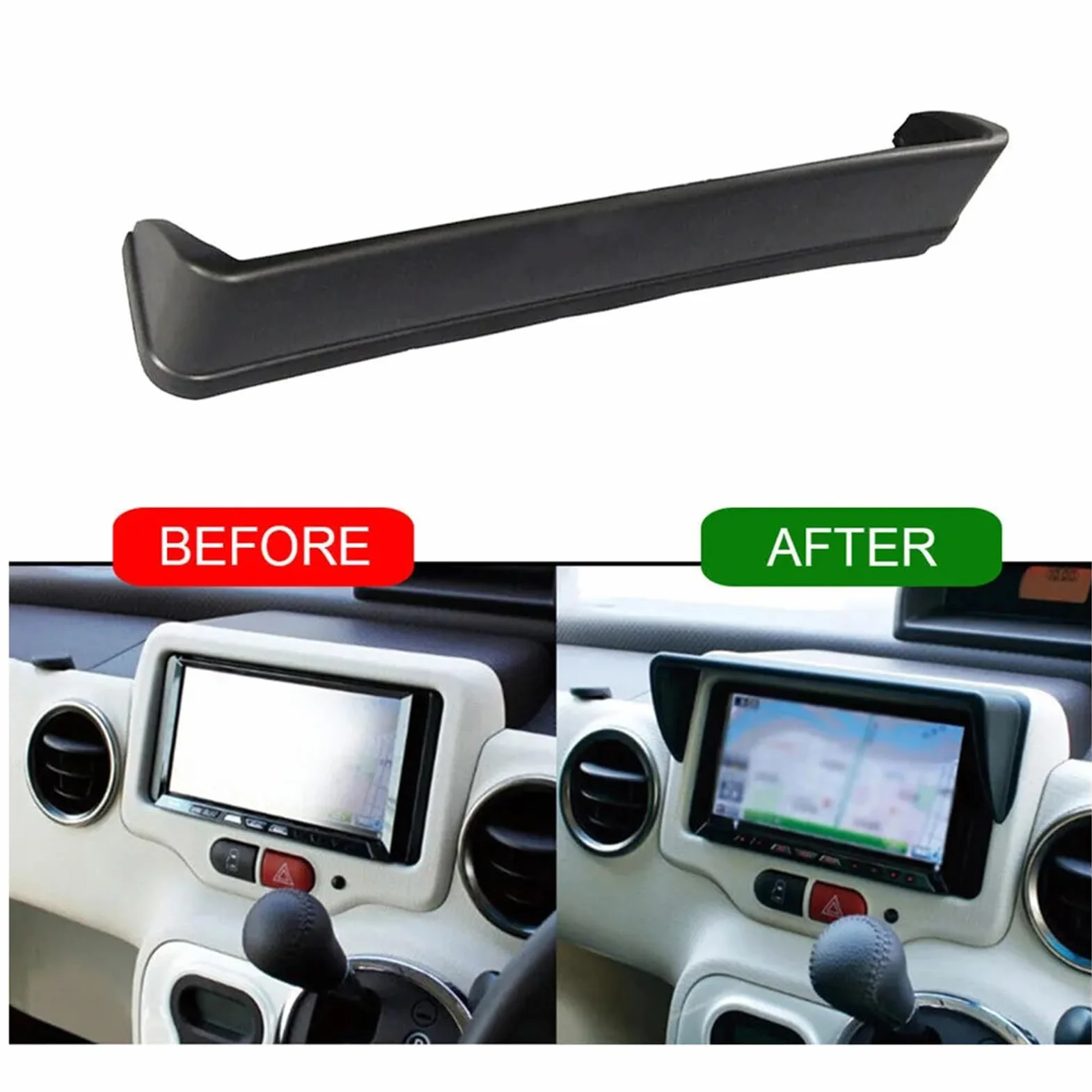 Visiera parasole navigazione auto Schermo antiabbagliamento GPS antiriflesso per veicolo