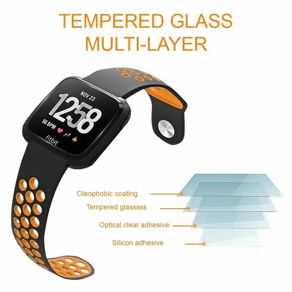 Pellicola salvaschermo Vetro temperato per Garmin Instinct 2X Solar 50MM, REY Pack 3X