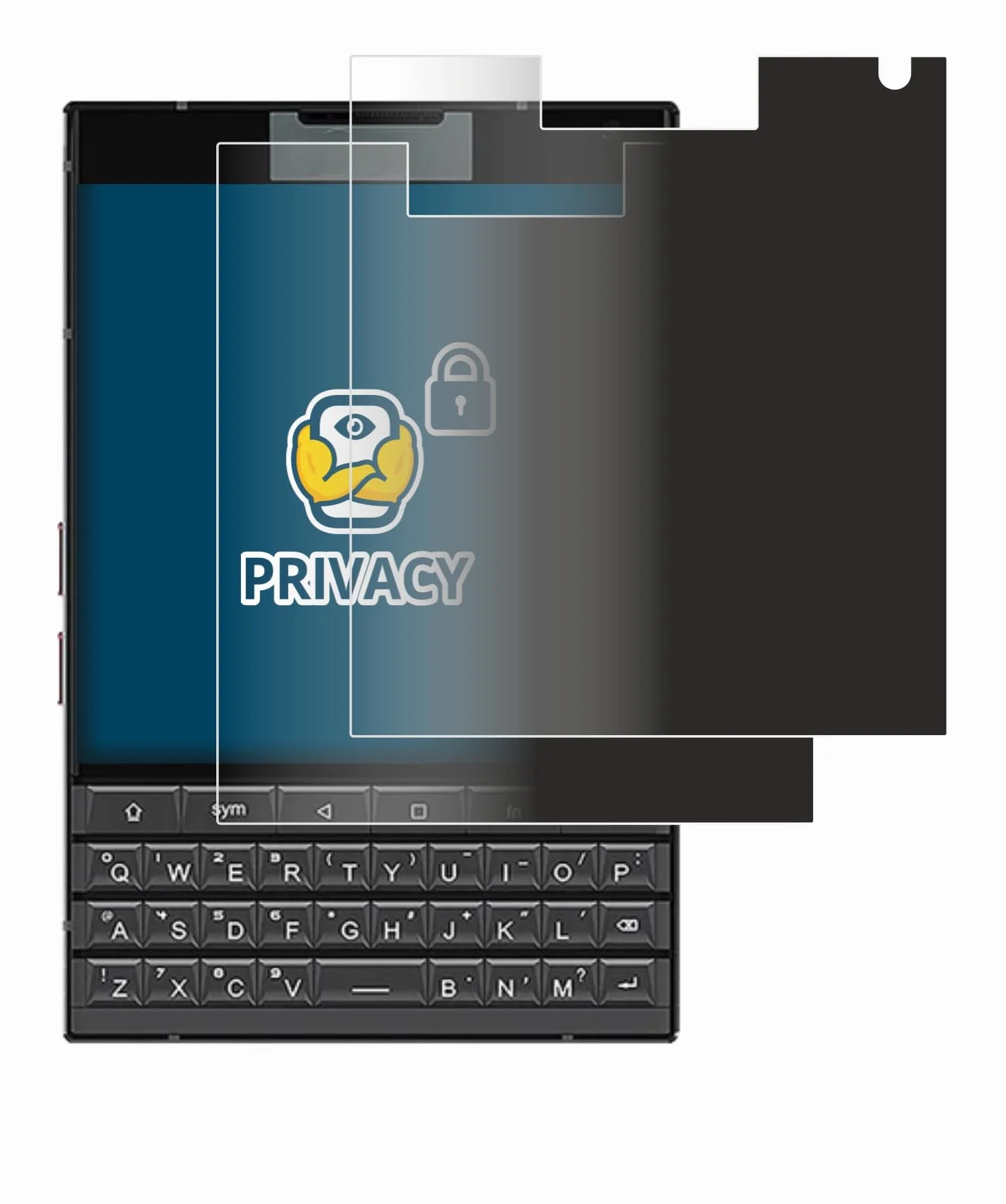 Brotect 2 Pezzi Pellicola Privacy per Unihertz Titan 2 Anti-Spy