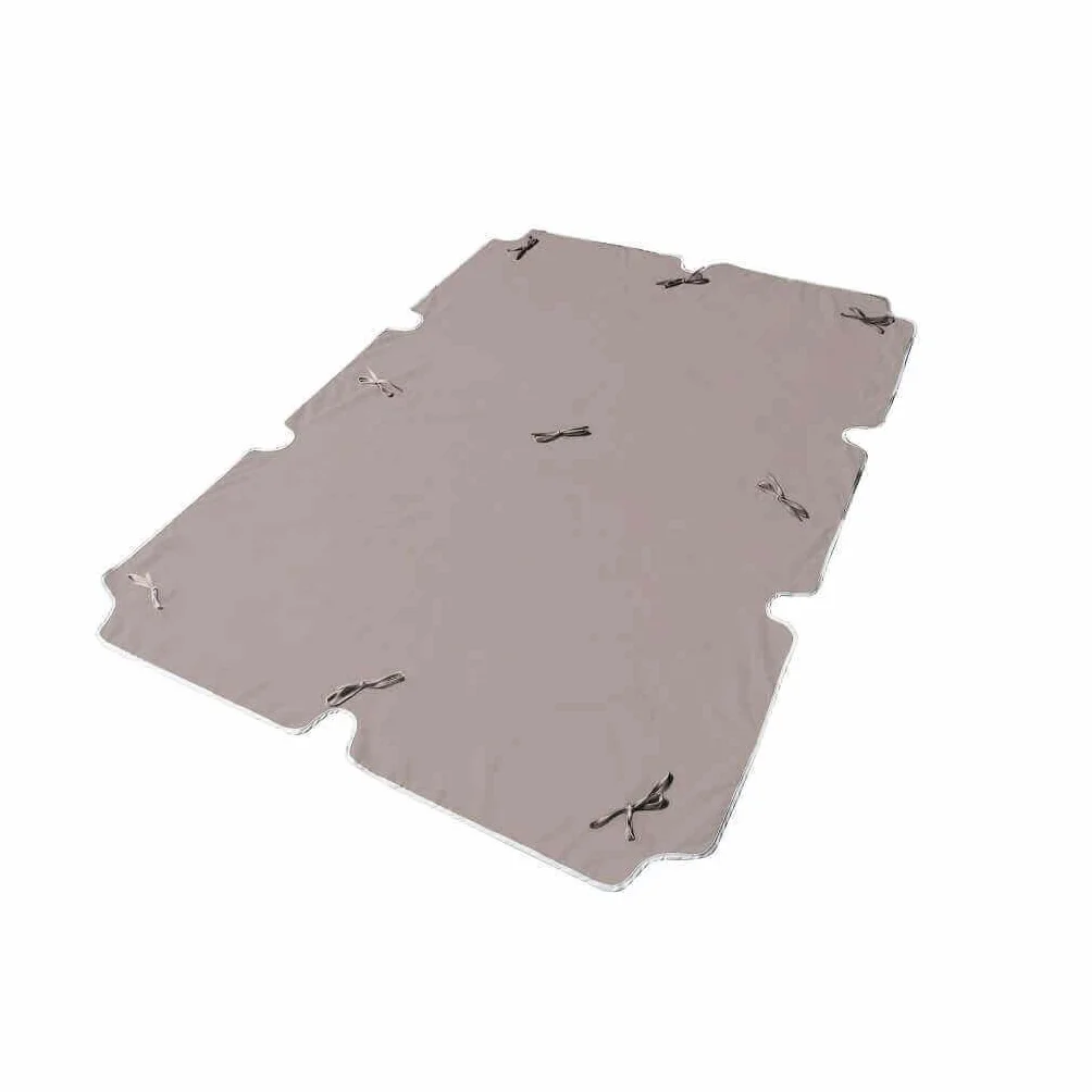 Telo di ricambio per dondolo da giardino 2 posti in poliestere idrorepellente 165x112x1h cm - Tan