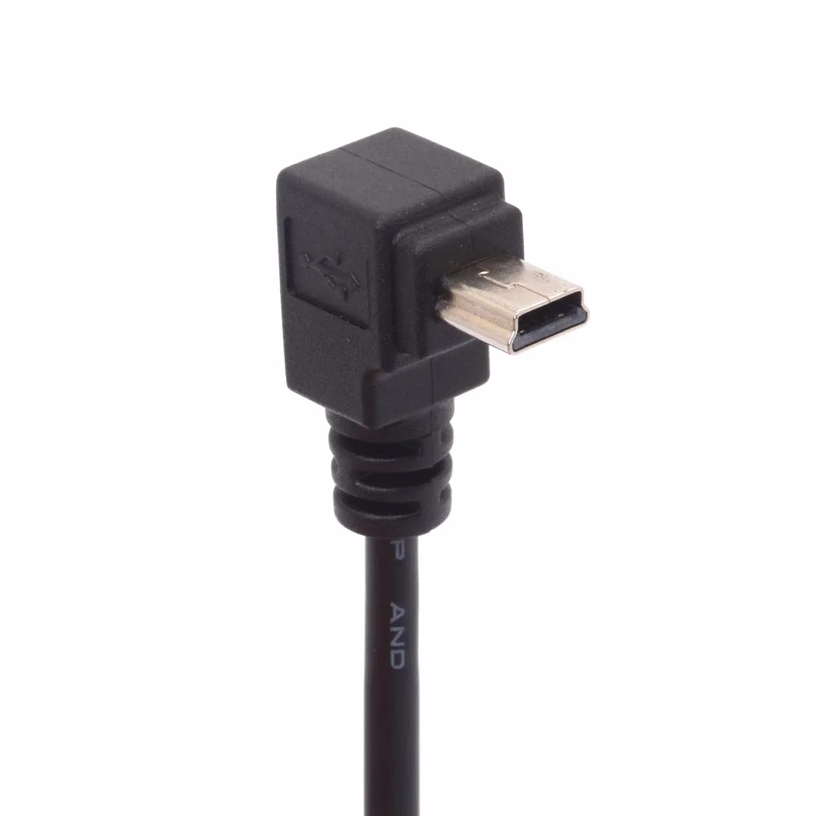 Cavo USB 2.0 A maschio ad angolo mini 5P 90 gradi 1,5 m per Garmin Dash Cam Navigatore GPS DVR