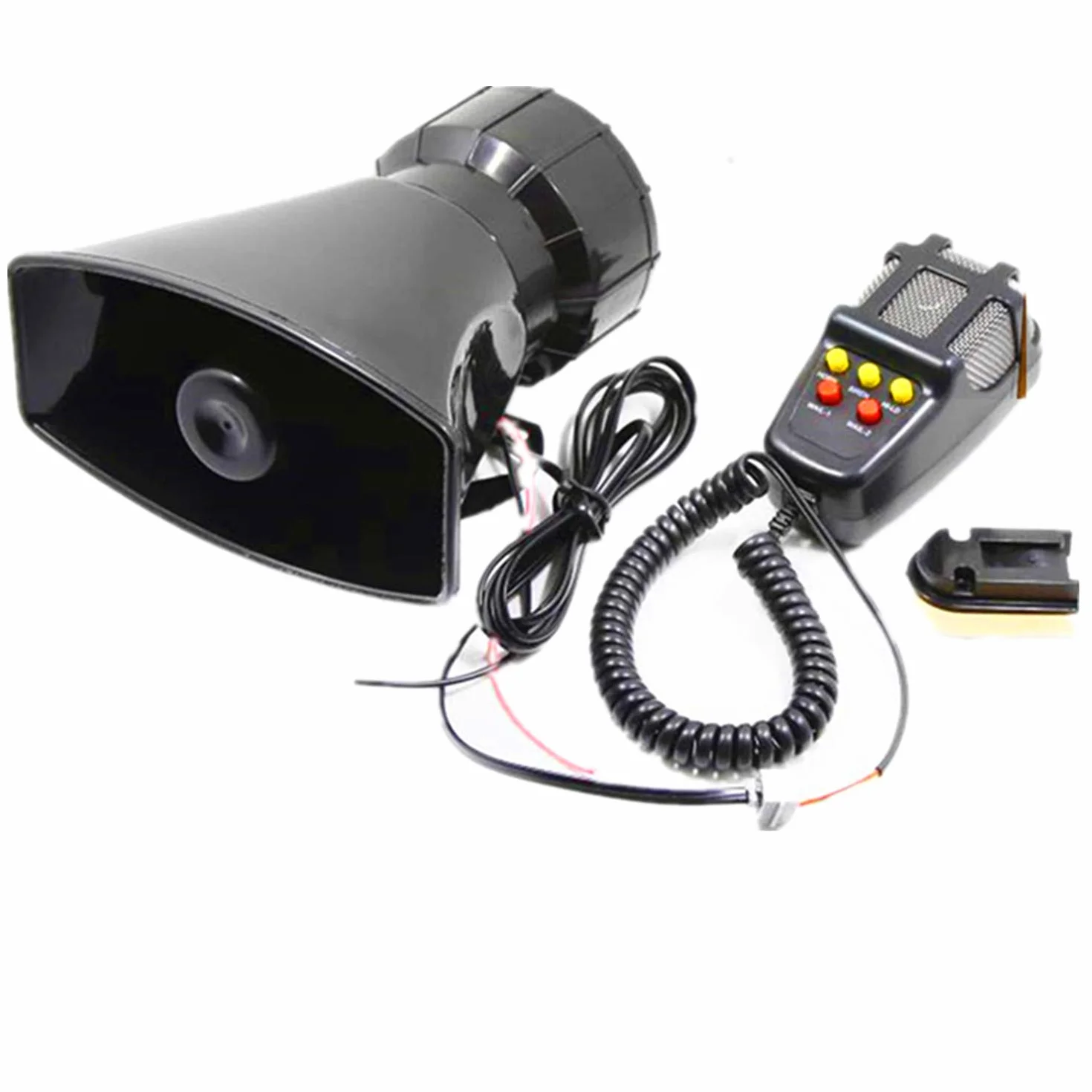Avvisatore acustico per auto Megafono 130DB Altoparlante Sirena 12V Car Truck Barca SUV