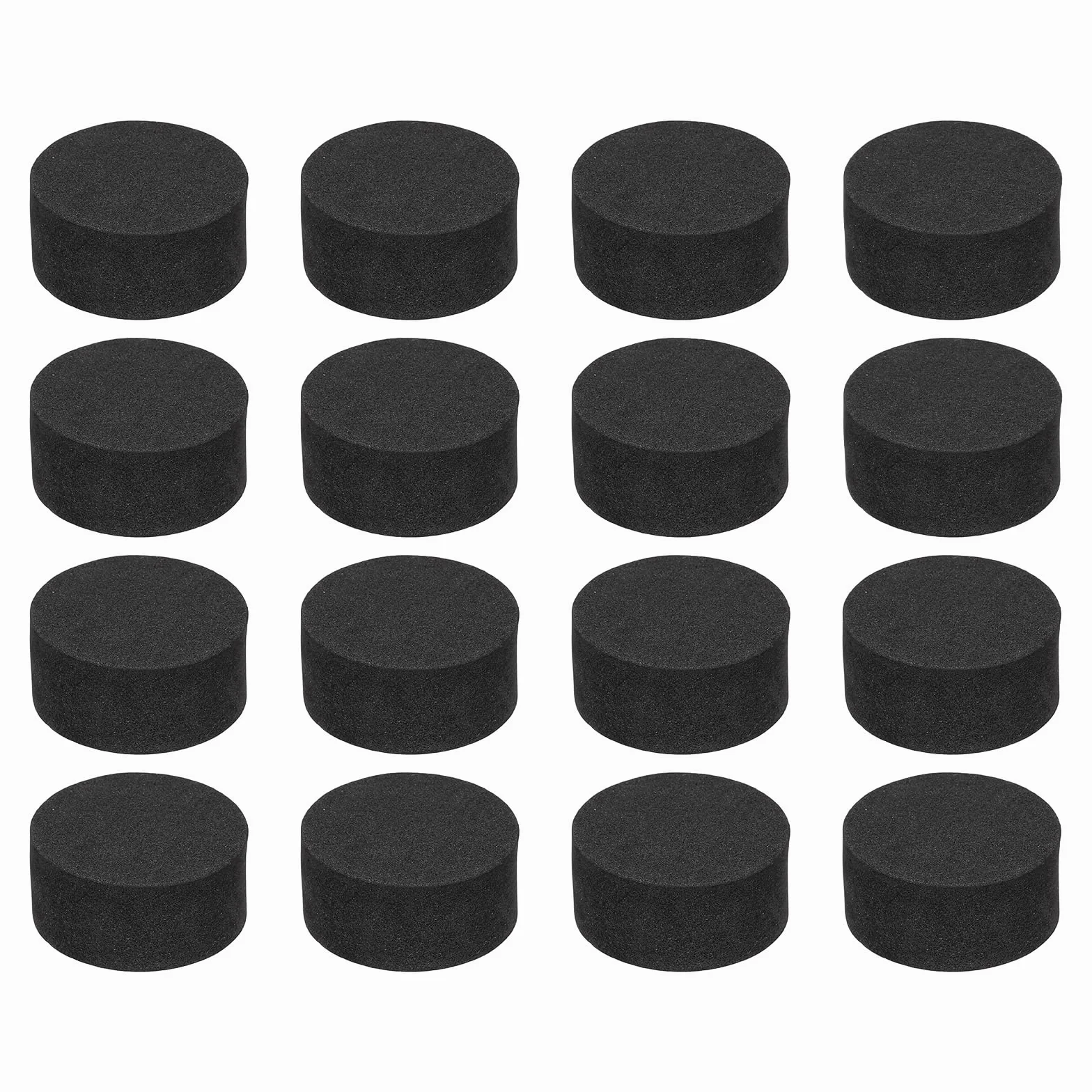 QUARKZMAN 16 Pezzi Supporti Isolamento Altoparlanti 30mmx15mm Base Antiscivolo Schiuma Assorbimento Urto Nero