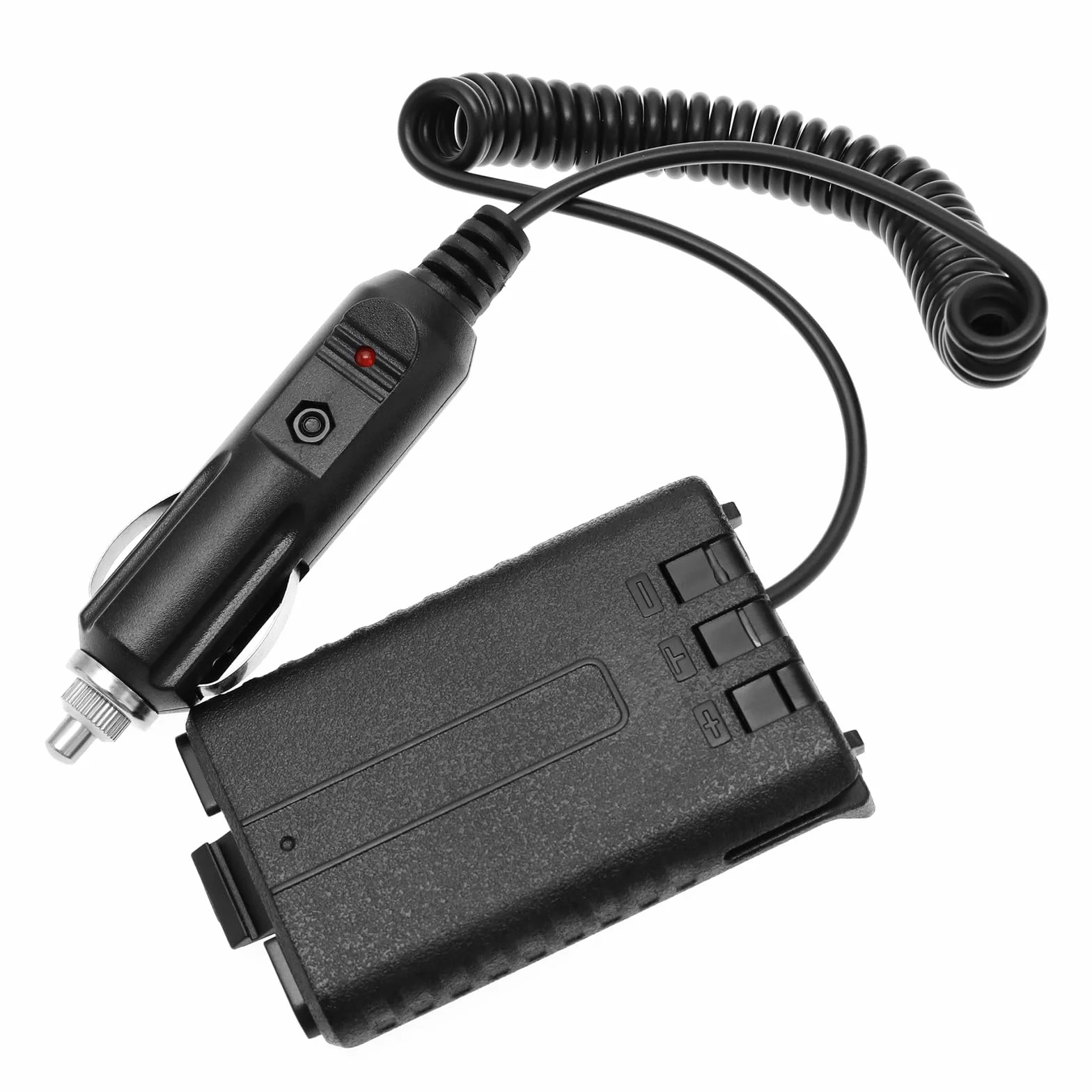 ECSiNG Adattatore di Alimentazione per Auto Baofeng UV-5R 12V Nero