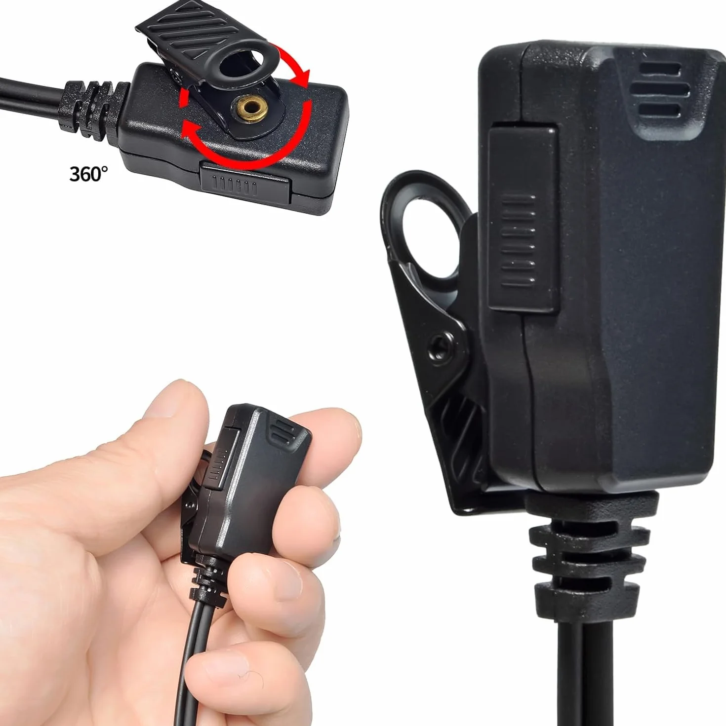 Cuffie Walkie-Talkie con Microfono PTT 2 Pin compatibili Midland G7 Pro G8 G9 Pro M24 M24 Plus M48 M99 G6 XT G7 XTR
