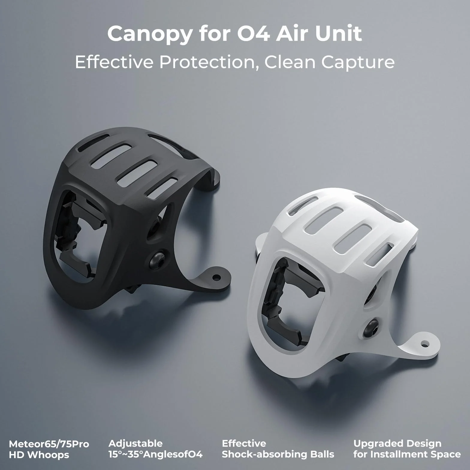 BETAFPV DJI O4 Air Unit kit di copertura per droni Whoop Meteor65 Pro Meteor75 Pro brushless quadcopter angolo fotocamera regolabile