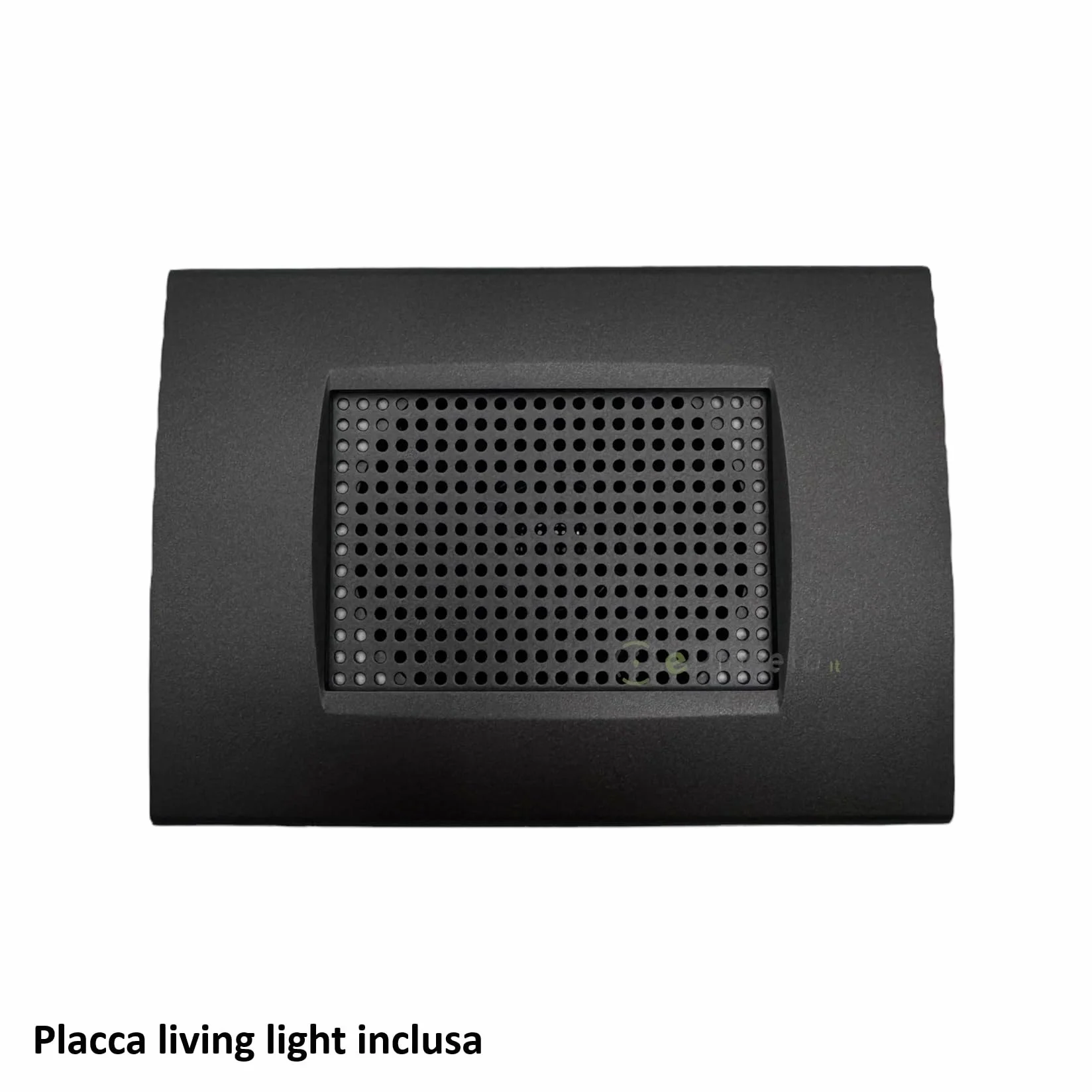 Diffusore audio da incasso LN4703 altoparlante nero placca Living Light per amplificatore